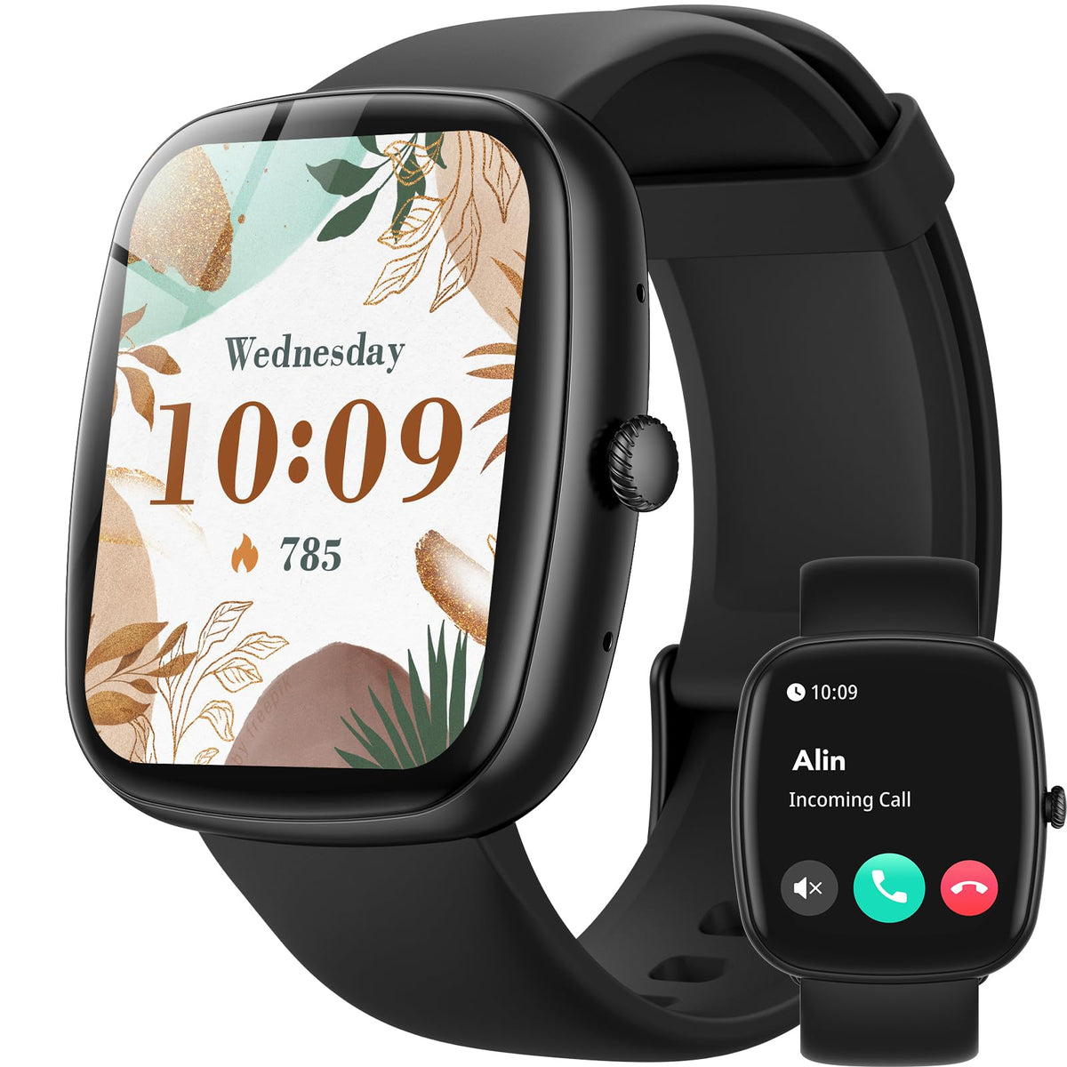 Parsonver Smart Watch For Ios And Android Phones(Answer/Make Calls), Hd Screen Watches For Men Women, Ip68 Waterproof Fitness Tr