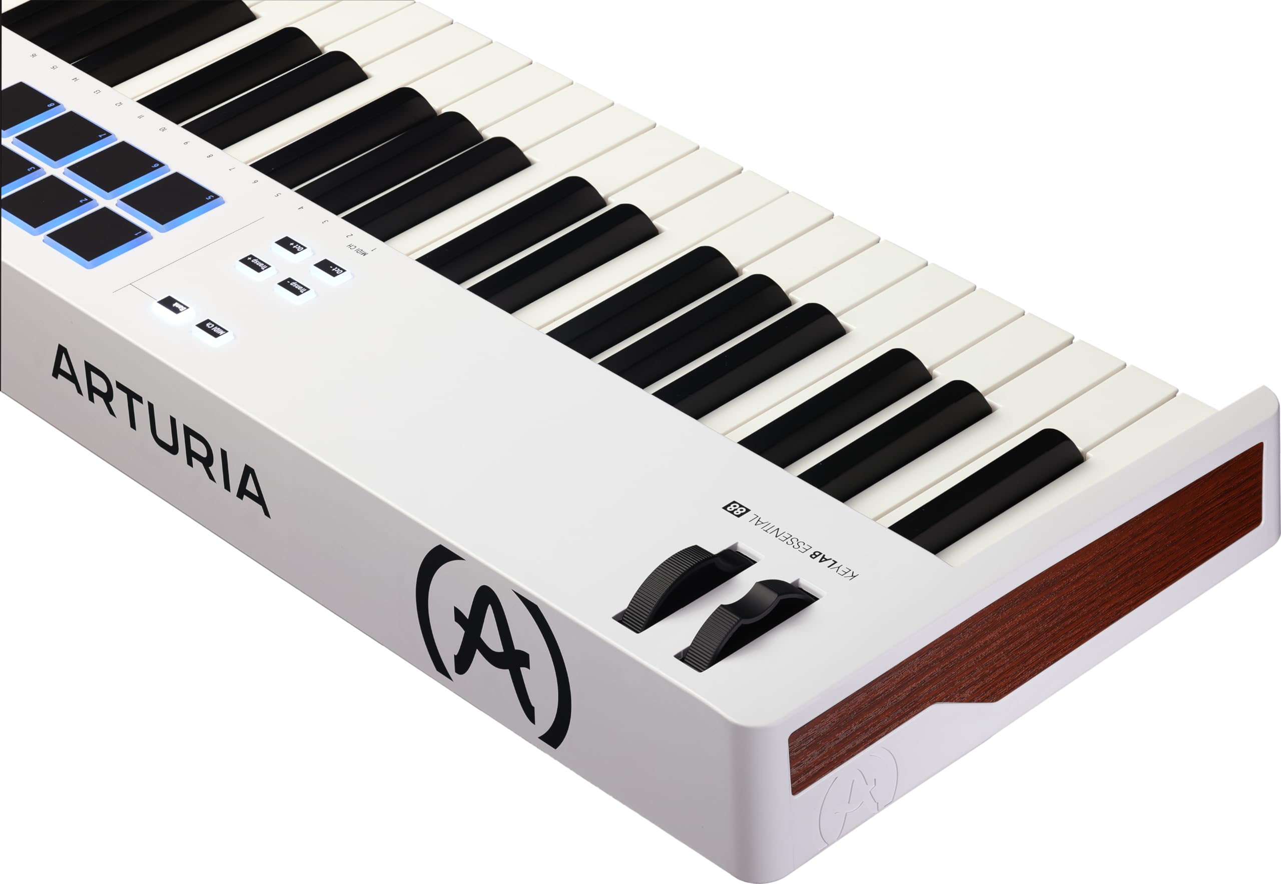 Arturia Keylab Essential 88 Mk3   88 Key Usb Midi Controller Keyboard With Analog Lab V Software Included, White