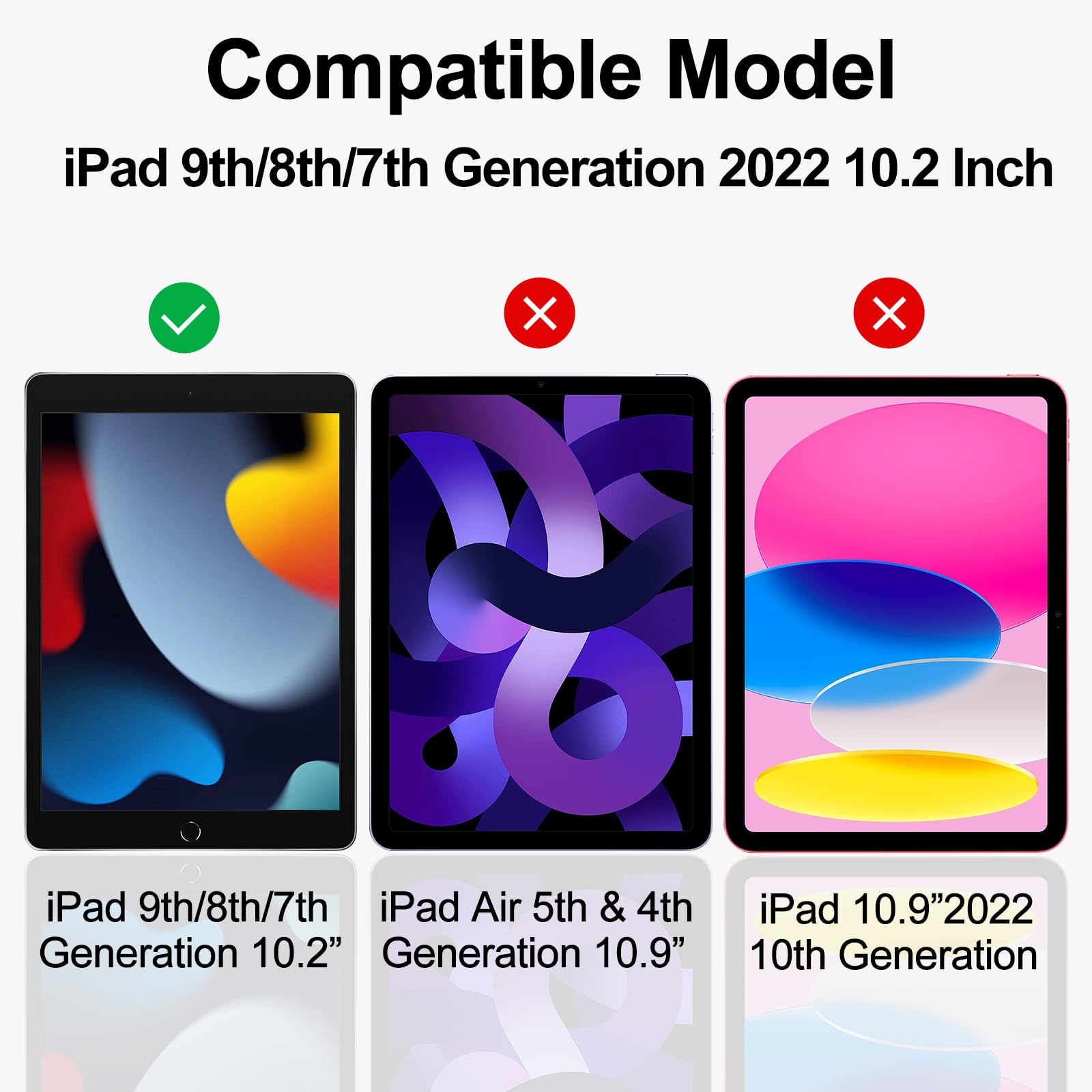 2 Pack   Blue Light Blocking Screen Protector Film For Ipad 10.2 Tablet (2021/2020/2019, 9Th/8Th/7Th Gen), Anti Blue Light Anti