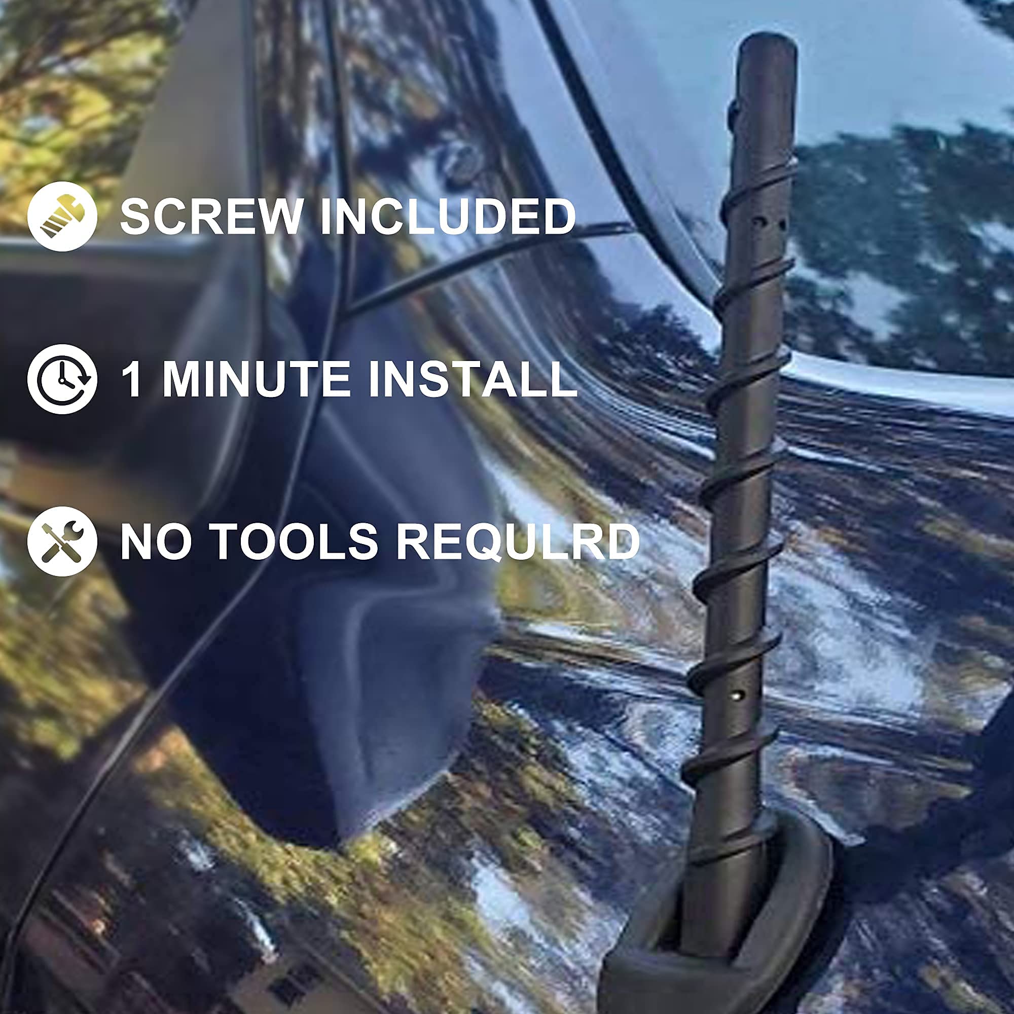 Vofono Antenna For Toyota Tacoma Tundra Fj Cruiser Accessories 2000 2023 2024 2025, Toyota Antenna Replacement, 13 Inch Truck Toyota Tacoma Tundra Antenna Upgrade Car Radio Fm Am Reception