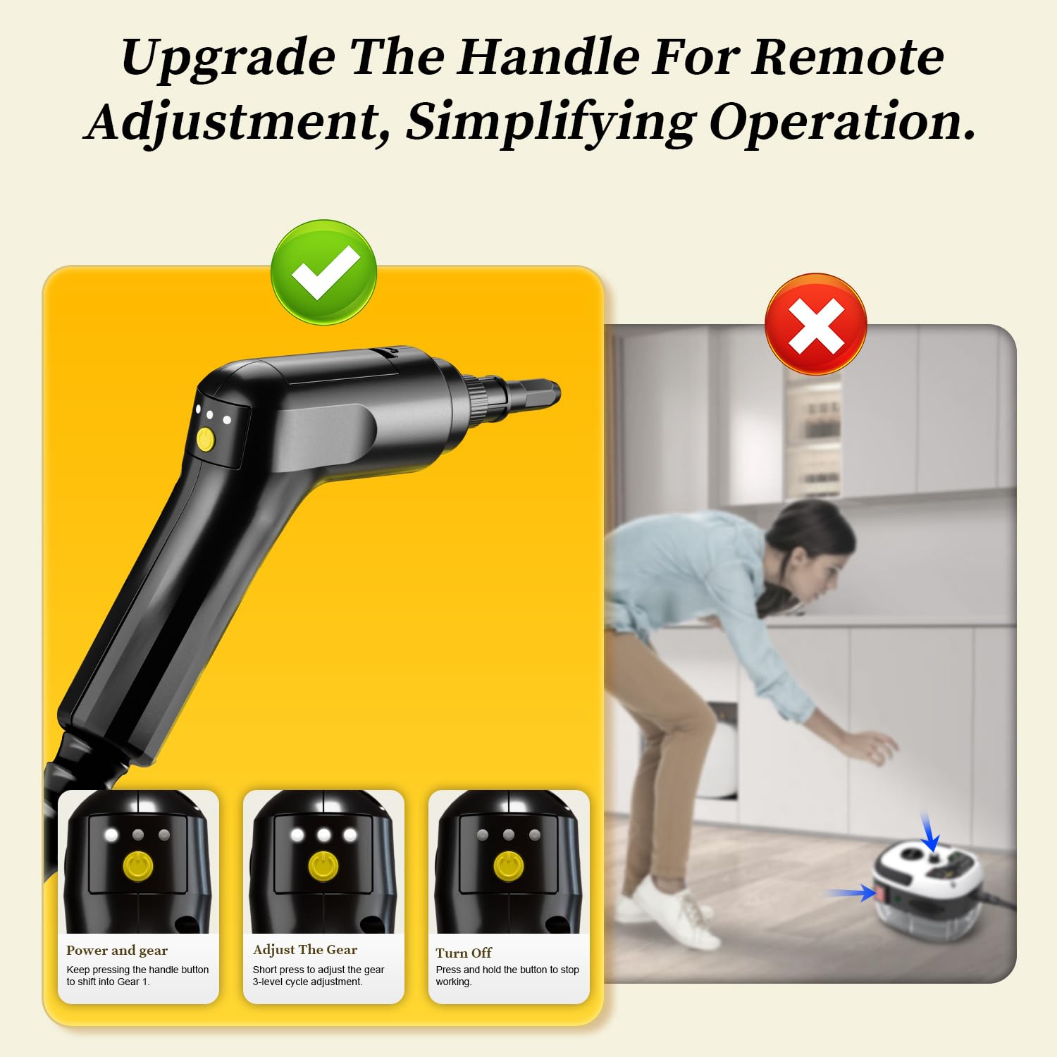 Steam Cleaner,2500W Steamer For Cleaning,15S Heat Up,1.6L Tank,3 Level Adjustable Handle,Portable Steamer For Cleaning With 14Pc