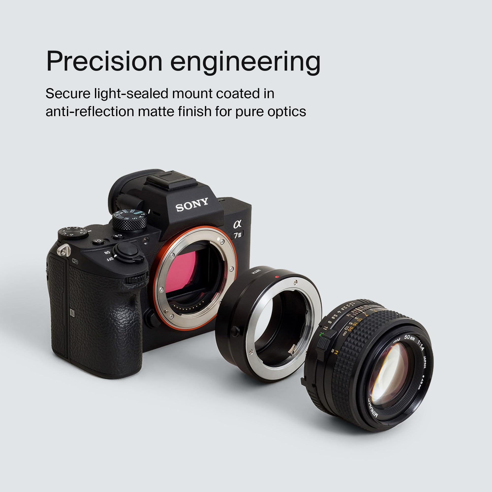 Urth Lens Mount Adapter: Compatible With Minolta Rokkor (Sr/Md/Mc) Lens To Sony E Camera Body