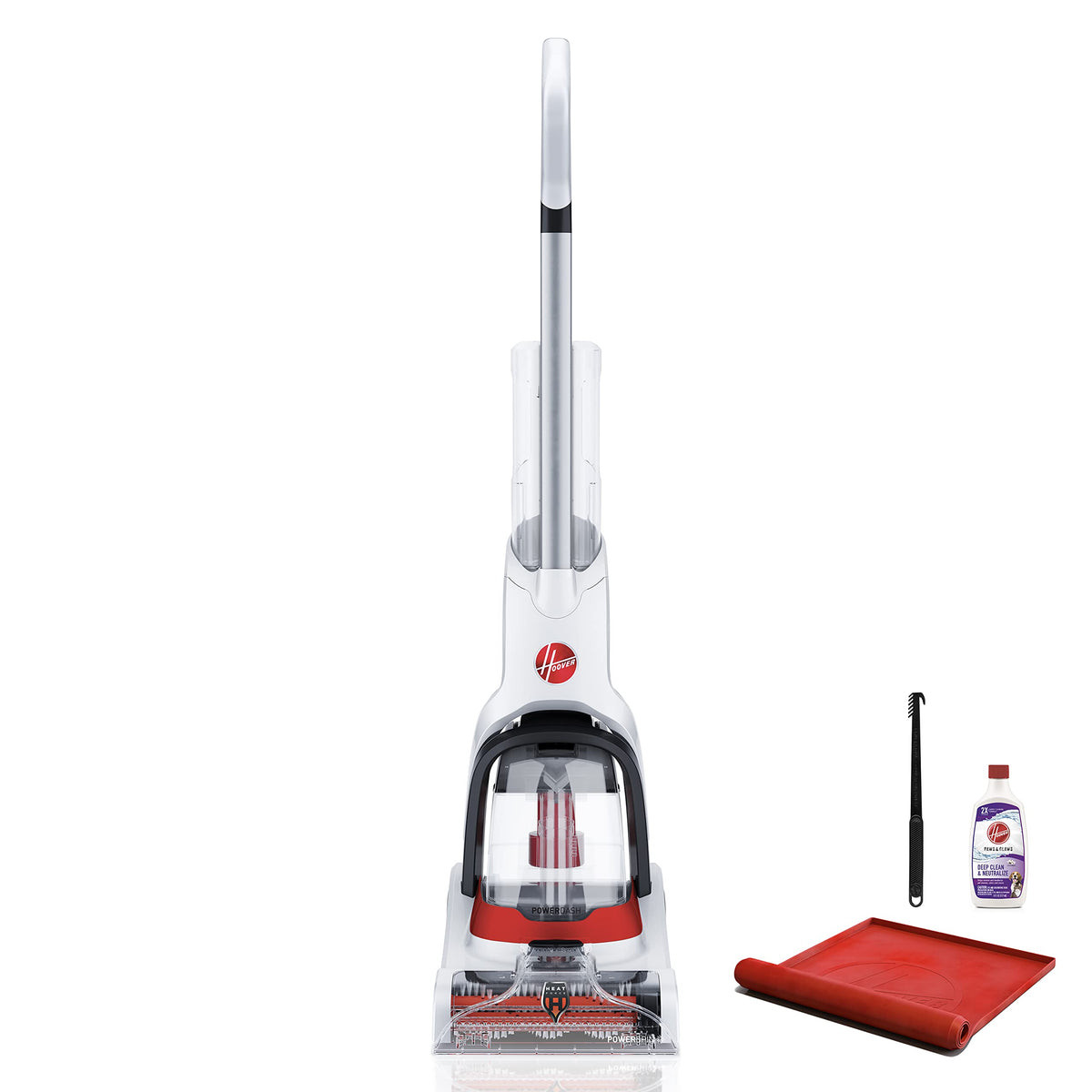 Hoover Powerdash Pet+ Compact Carpet Cleaner Machine With Storage Mat, Lightweight, Powerful Pet Stain Remover And Deodorizer, C