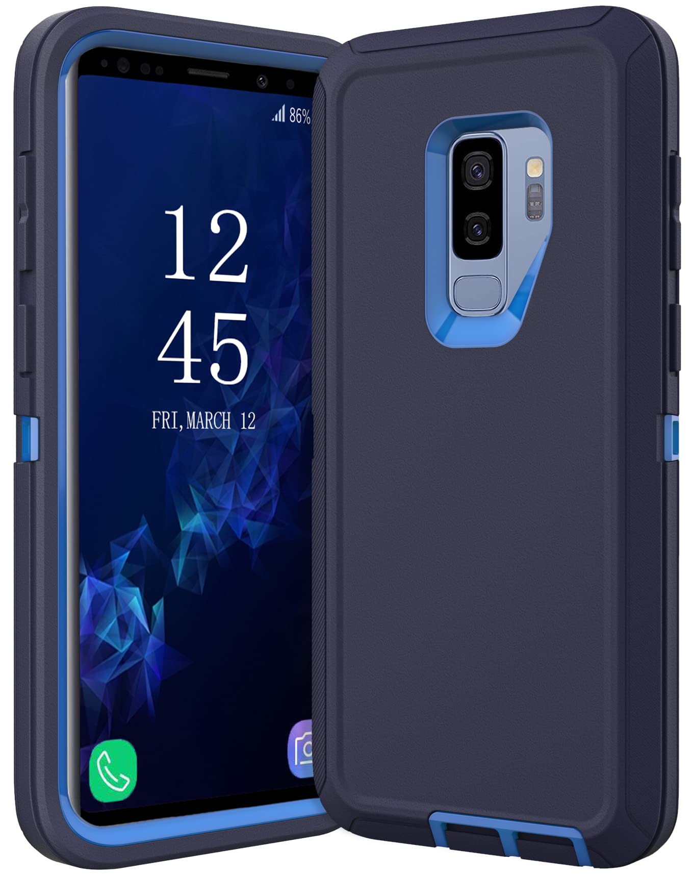 Guirble For Samsung Galaxy S9 Plus Case,Shockproof Dropproof For Samsung S9 Plus Case,Heavy Duty Protective Galaxy S9 Plus Csae,
