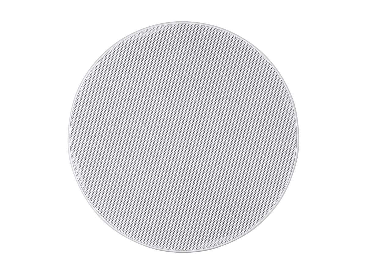 Monoprice Alpha 2 Way Ceiling Speakers   6.5 Inch (Pair) Carbon Fiber, Paintable Magnetic Grille, Louder With Less Power,Black/W