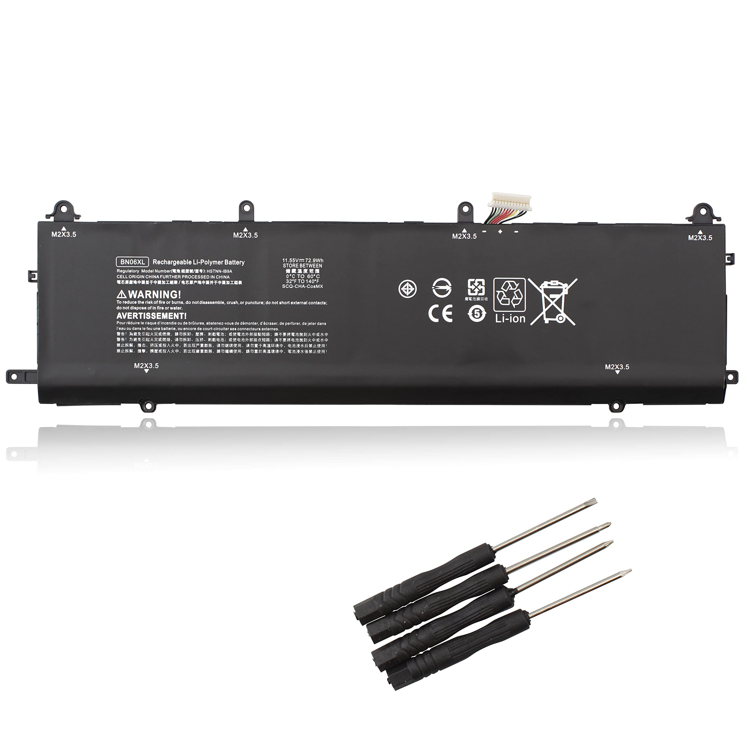 Emaks Bn06Xl Battery For Hp Spectre X360 15 Eb0000 Series 15 Eb0043Dx 15 Eb0053Dx 15 Eb1043Dx 15 Eb0005Ur 15 Eb0005Ni Series Lap