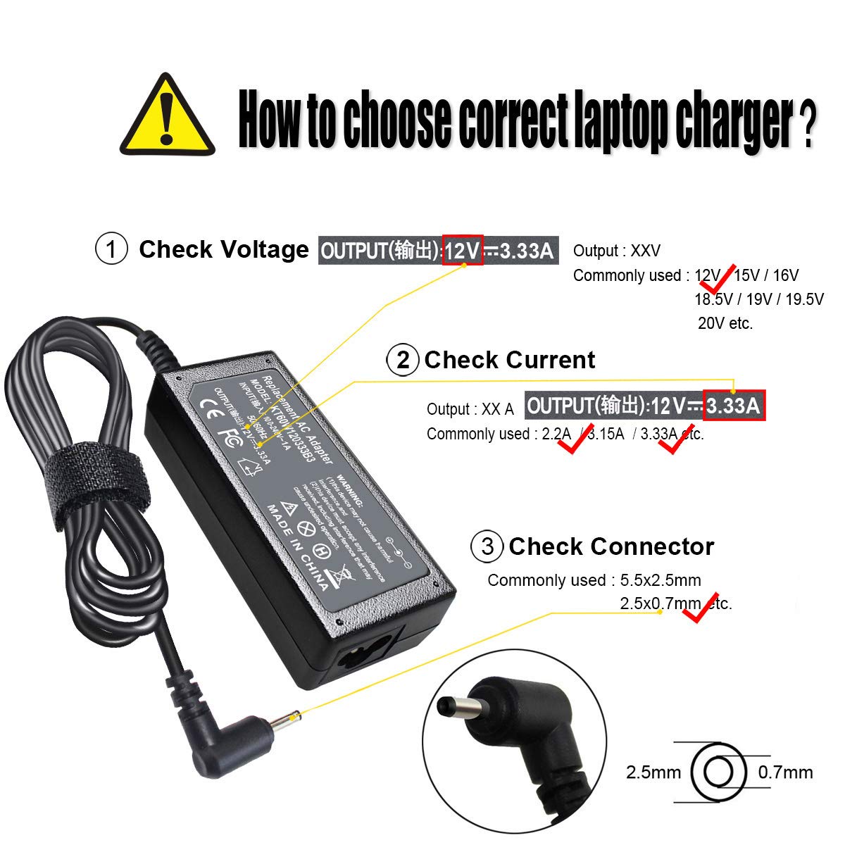 12V 3.33A 2.2A Charger For Samsung Chromebook 3 2 11.6' Xe500C13 Xe501C13 Xe500C12 Xe503C12 Xe503C32 Xe303C12 Xe303C12 A01 500C 503C 501C Pa 1250 98 Np930X2K Ba44 00322A Aa Pa3N40W A12 040N1A 40W 26W