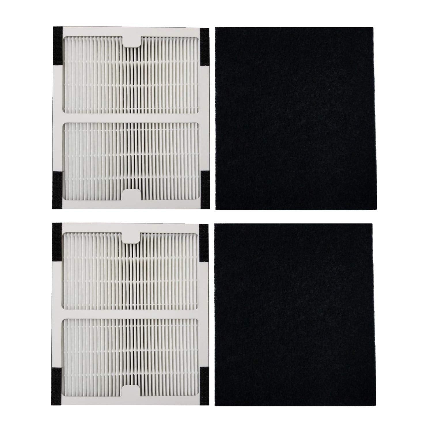 Halieve Replacement Idylis Air Purifier Filter B   2 Pack Hepa & Carbon Filter Set For Idylis Air Purifiers Idylis Iap 10 125,Ia