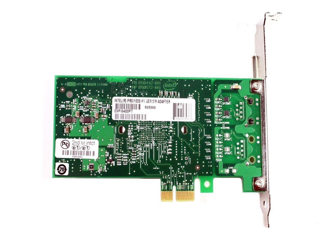 Expi9400Pt   Intel Pro/1000 Pt Server Adapter   Pci Express   1 X Rj 45   10/...