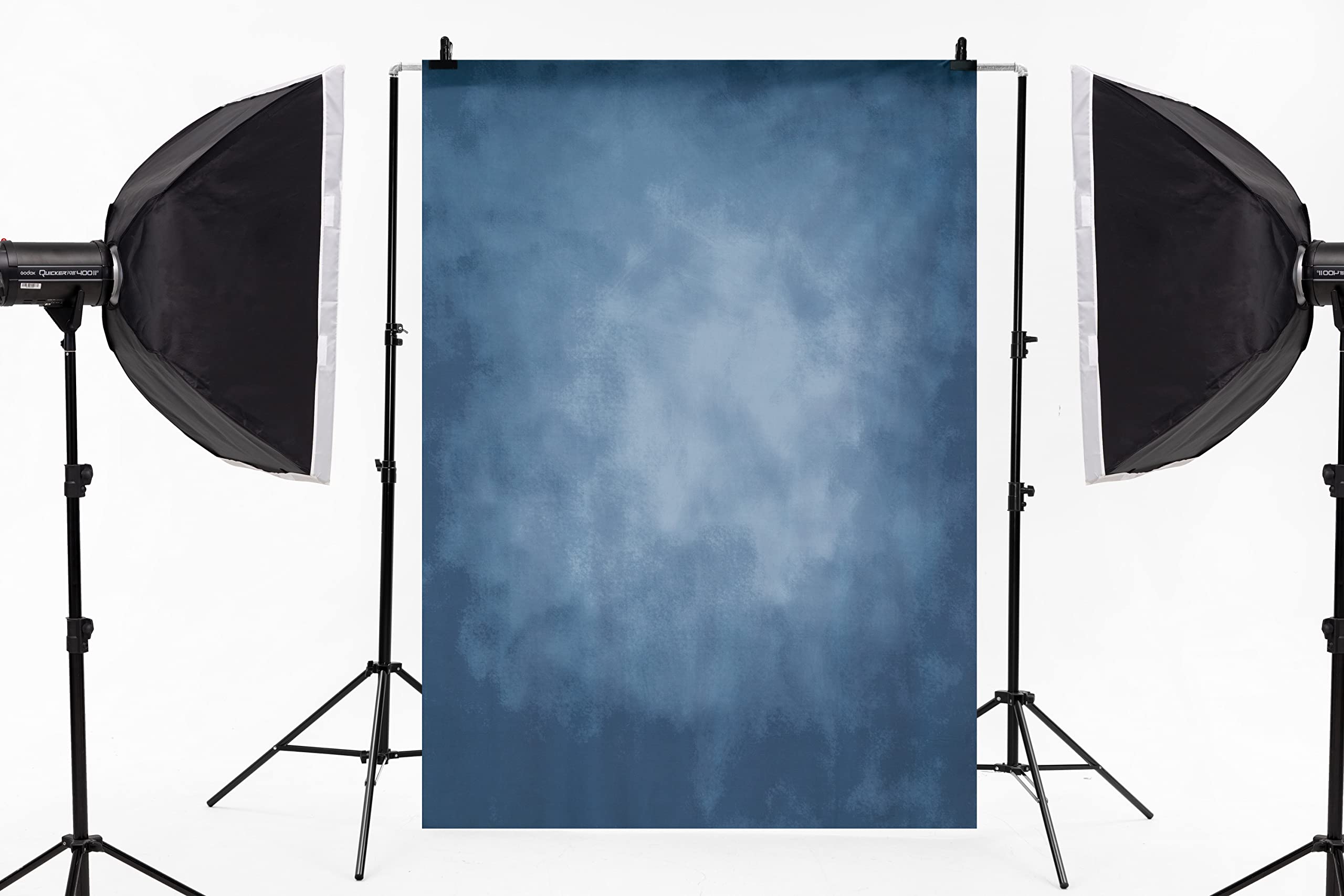 Kate Blue Photography Backdrops Abstract Photo Backdrop Poratrait Background For Photoshoot, 5X7Ft