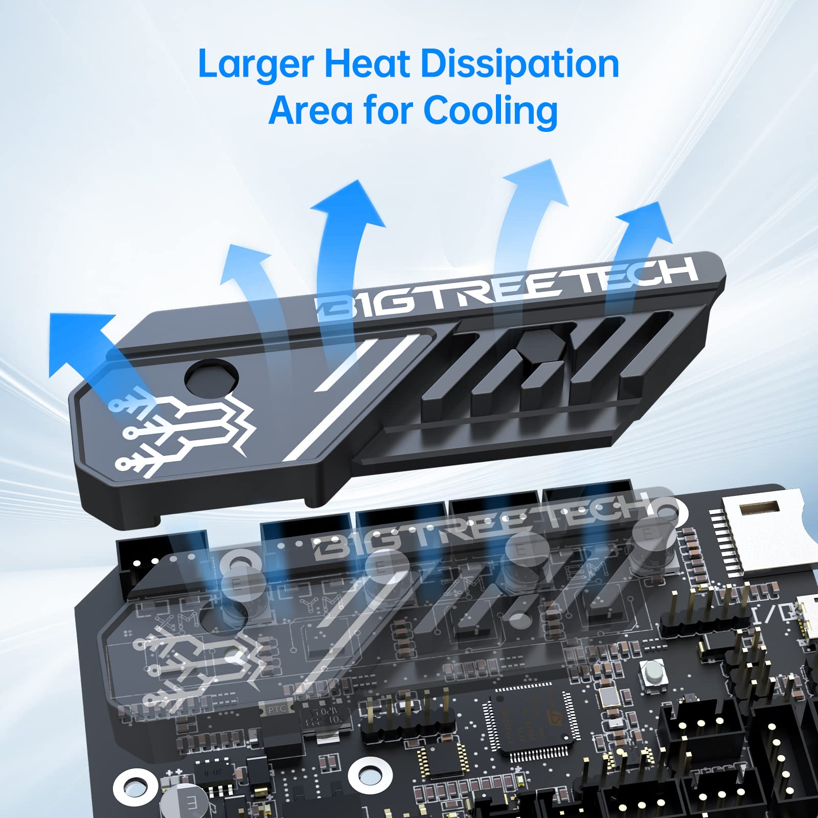 Bigtreetech Skr Mini E3 V3.0 Motherboard With Tmc2209 Uart Stepper Driver Btt 32Bit Silent Control Board Support Marlin/Klipper