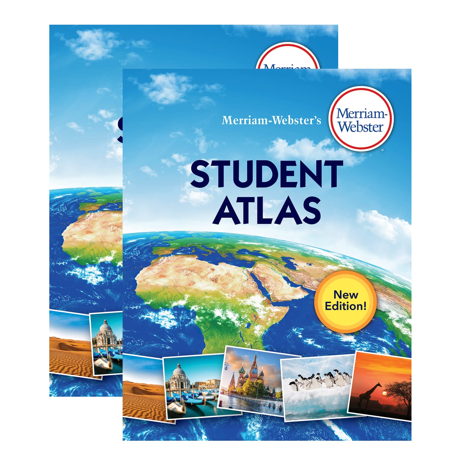 Merriam-Webster Merriam-Websters Student Atlas, Pack of 2