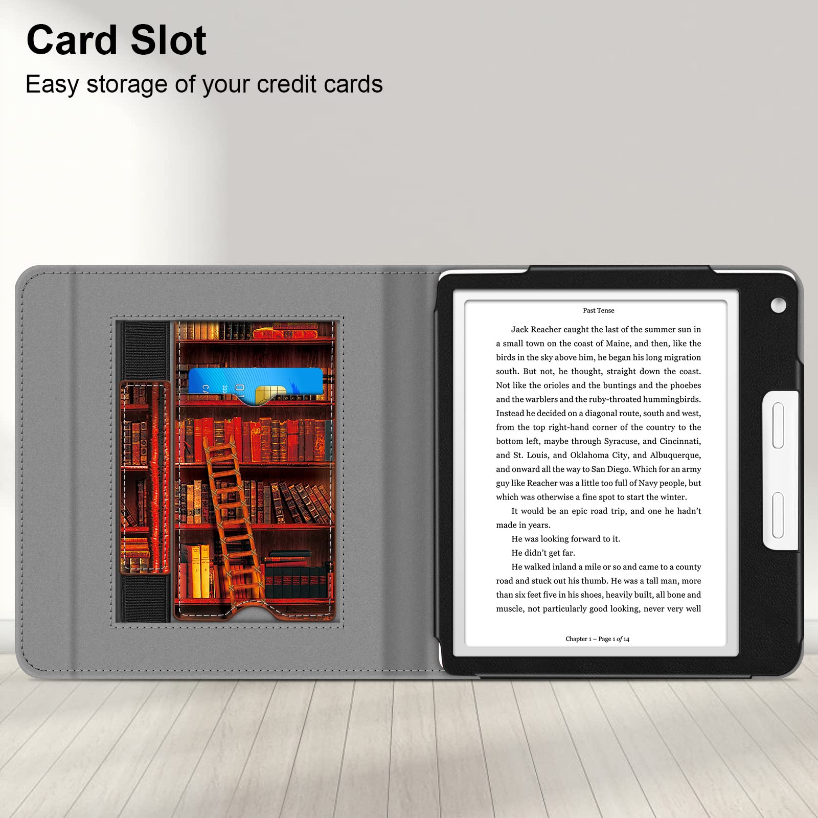 Fintie Stand Case For 7 Kobo Libra Colour (2024) / Kobo Libra 2 (2021) Ereader - Premium Pu Leather Stand Cover Auto Sleep/Wake