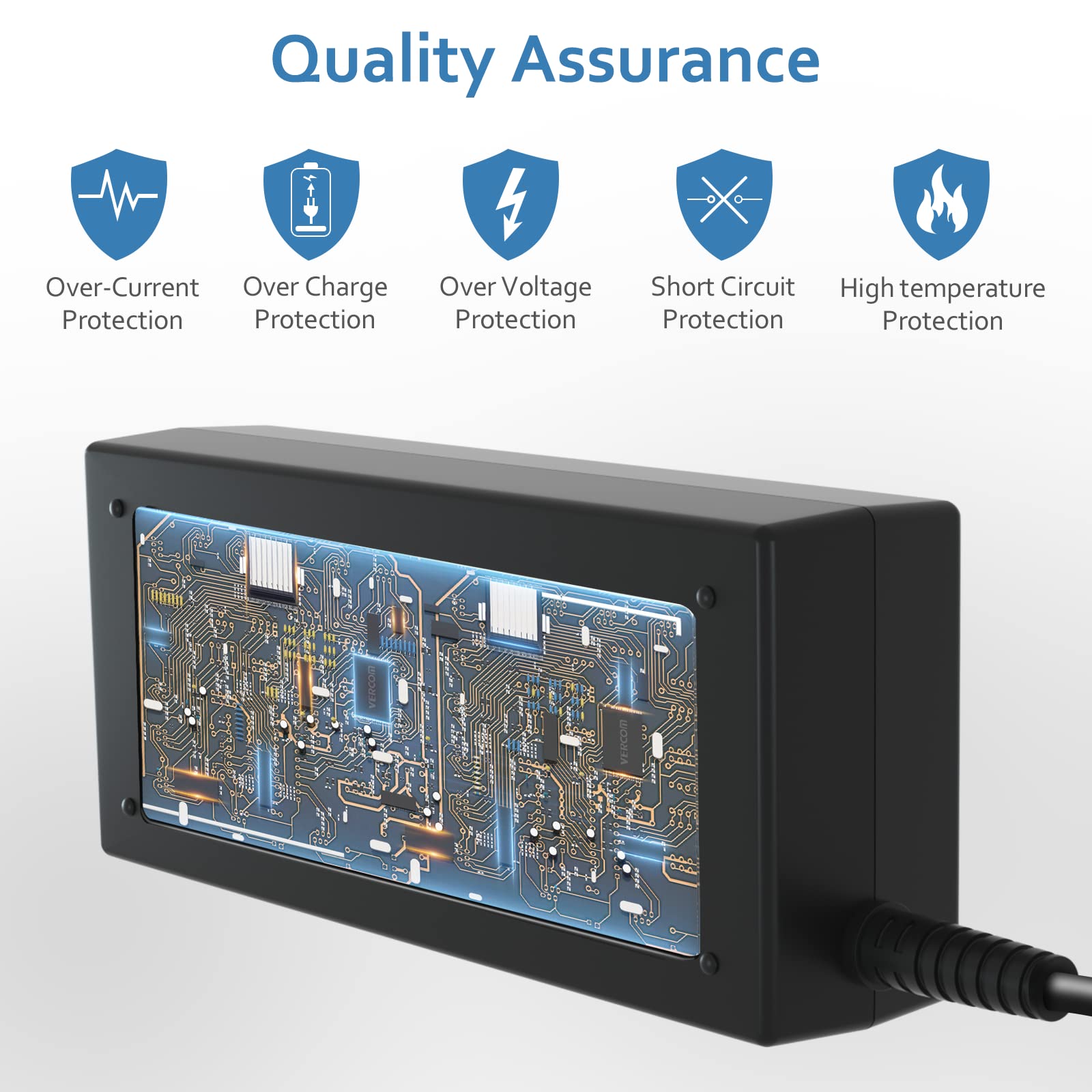 Laptop Charger 45W Power Cord: Replacement For Hp 14' 15' 15.6' 17' Portable Students And Business Laptop Model 741727 001 Ac Adapter   45W 19.5V 2.31A For Hp Pavilion/Stream Computer Power Supply