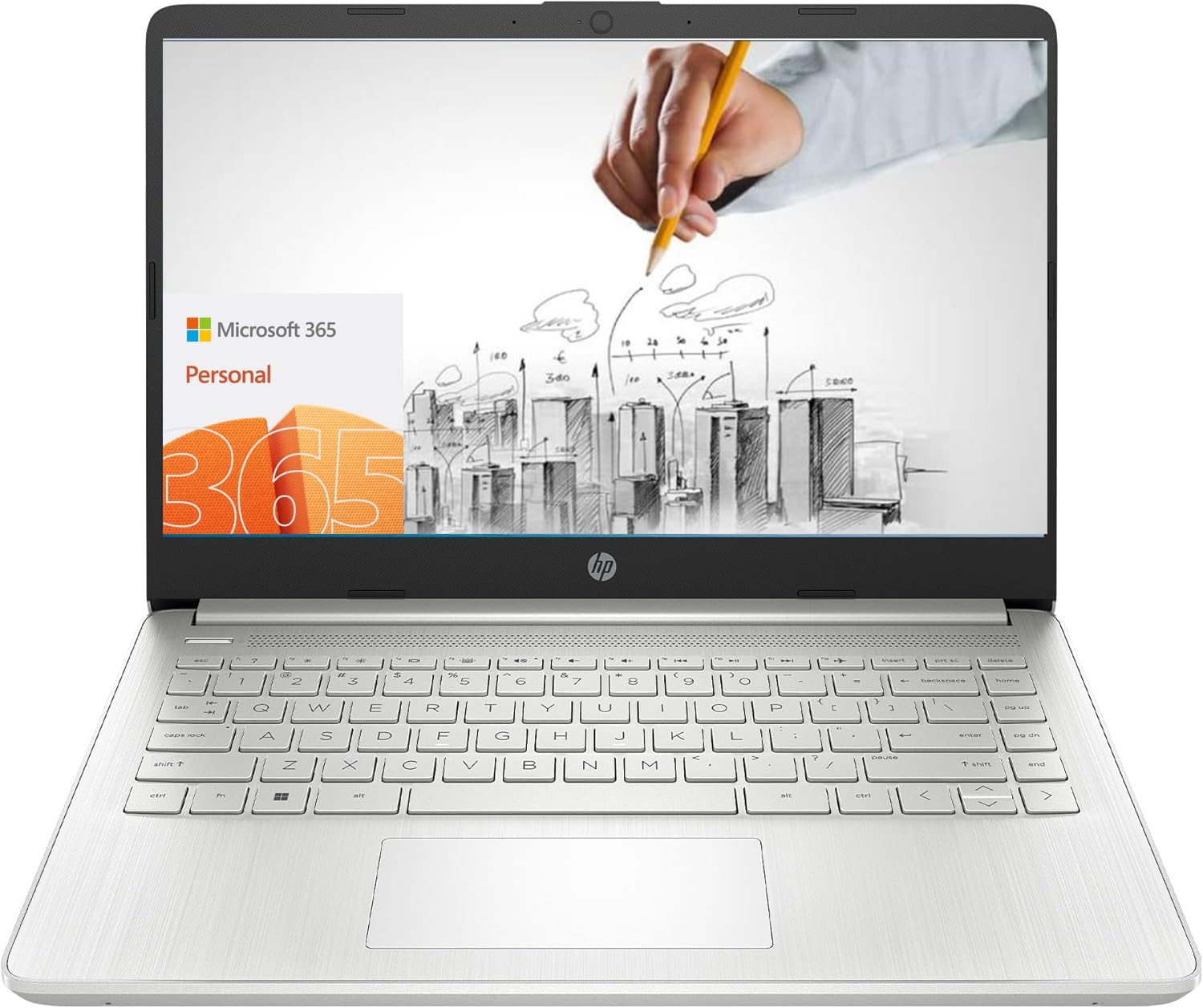 Hp 2024 Flagship 14'' Laptop With Free Ai-Powered Microsoft 365 | 32Gb Ram | 2Tb (1Tb Pcei Ssd & 1Tb Cloud) | Intel 4-Core Proce