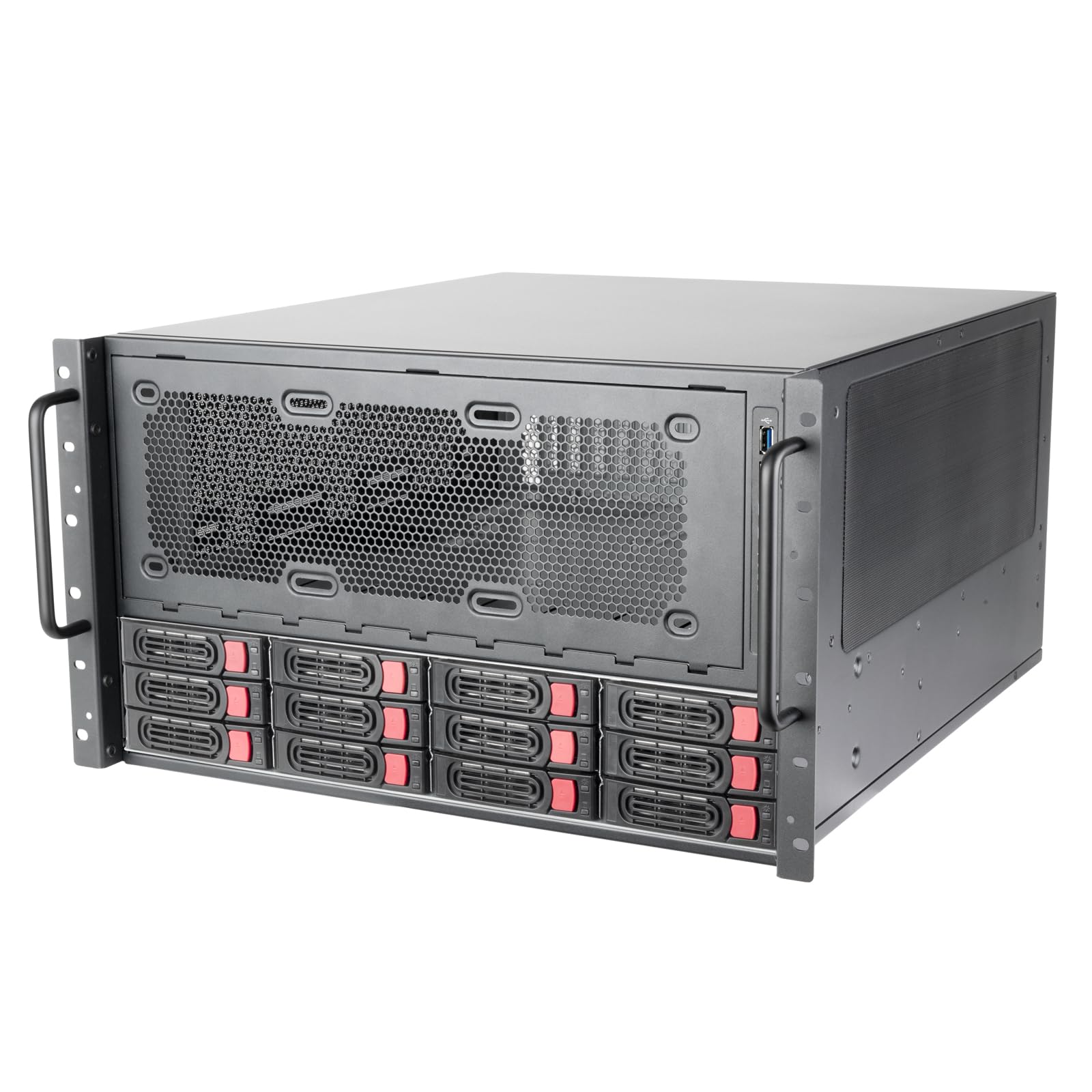 Silverstone Technology RM61-312 6U 12 Bay Rackmount Chassis