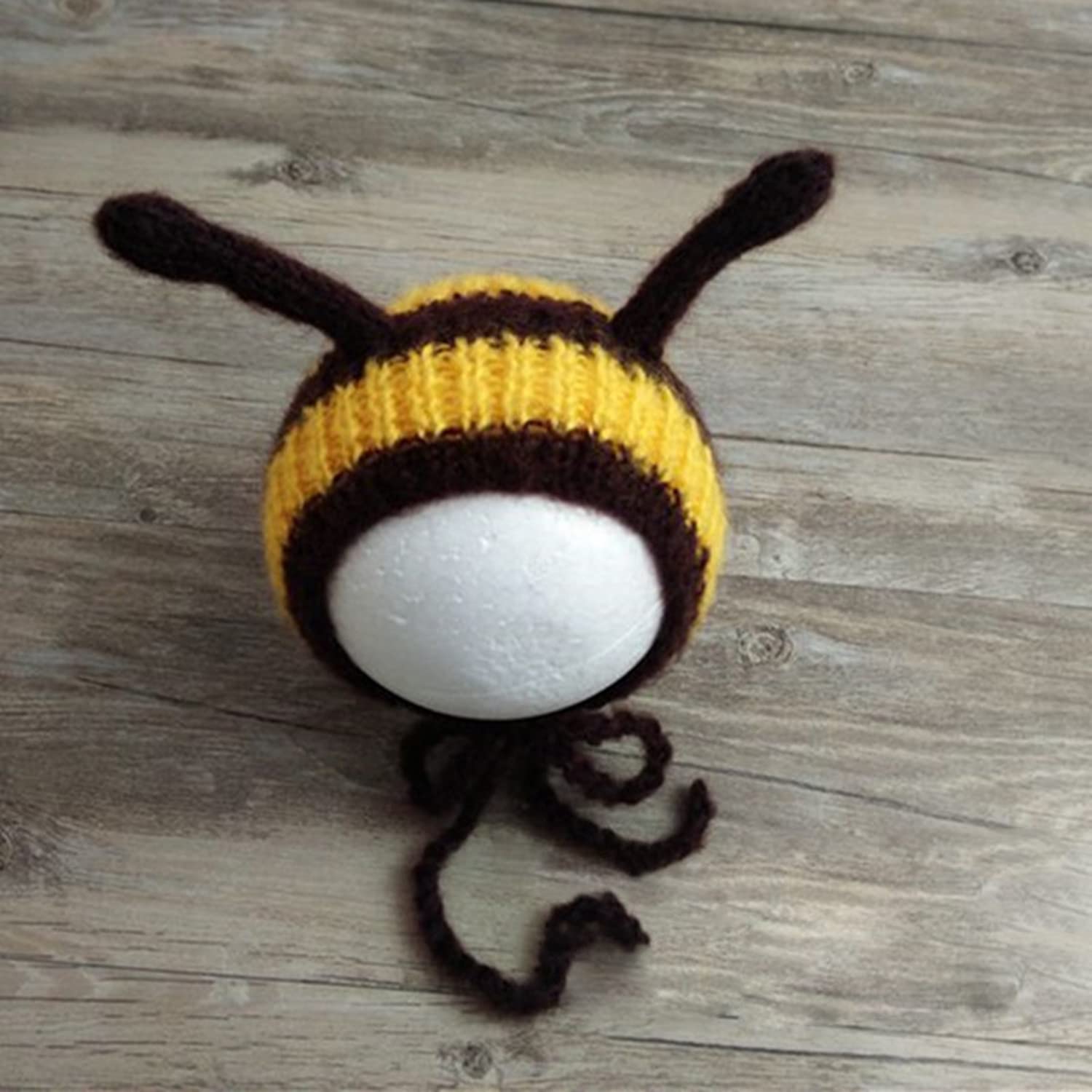 Newborn Photography Props Baby Photo Shoot Outfits Infant Boy Girl Bee Sack Hat