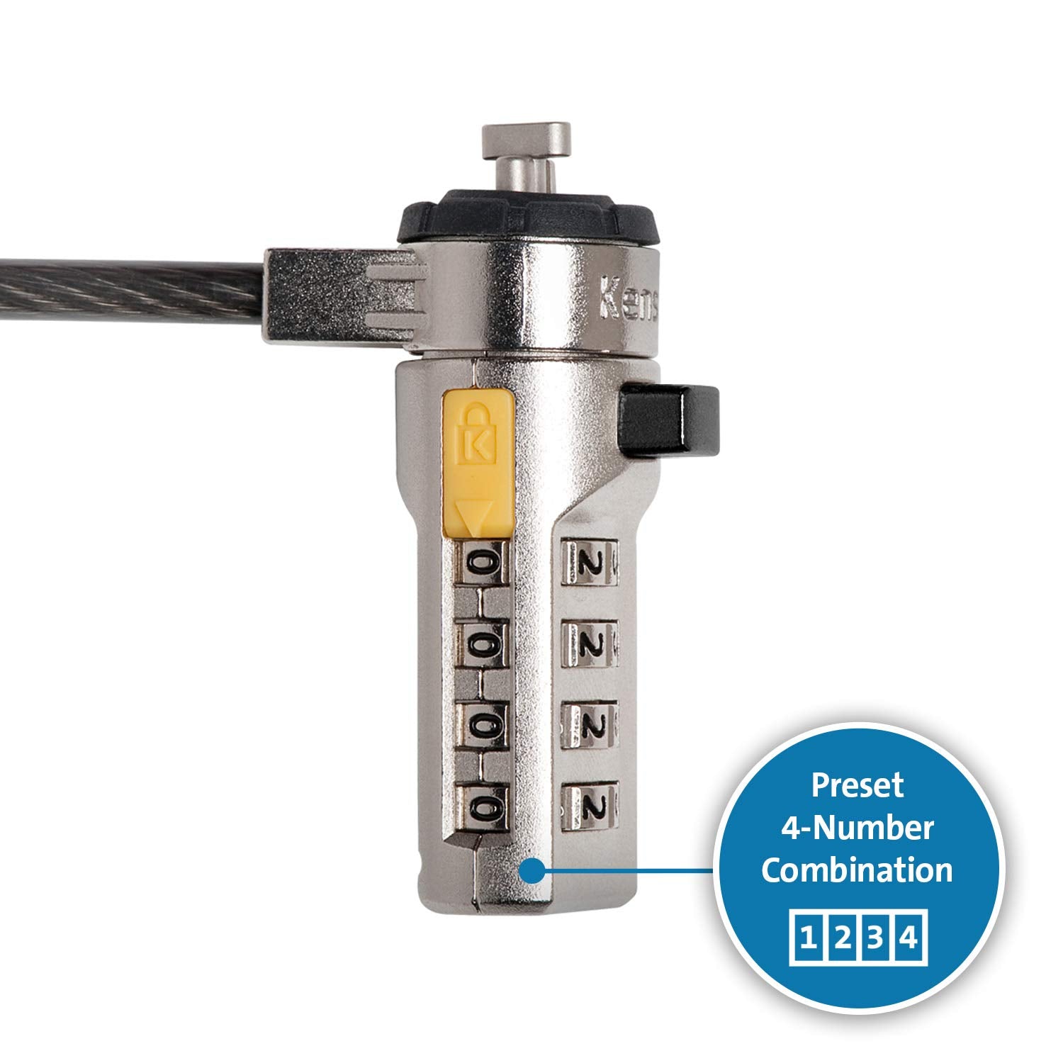 Kensington K65011Ww Serialized Combination Laptop Lock - 25 Pack
