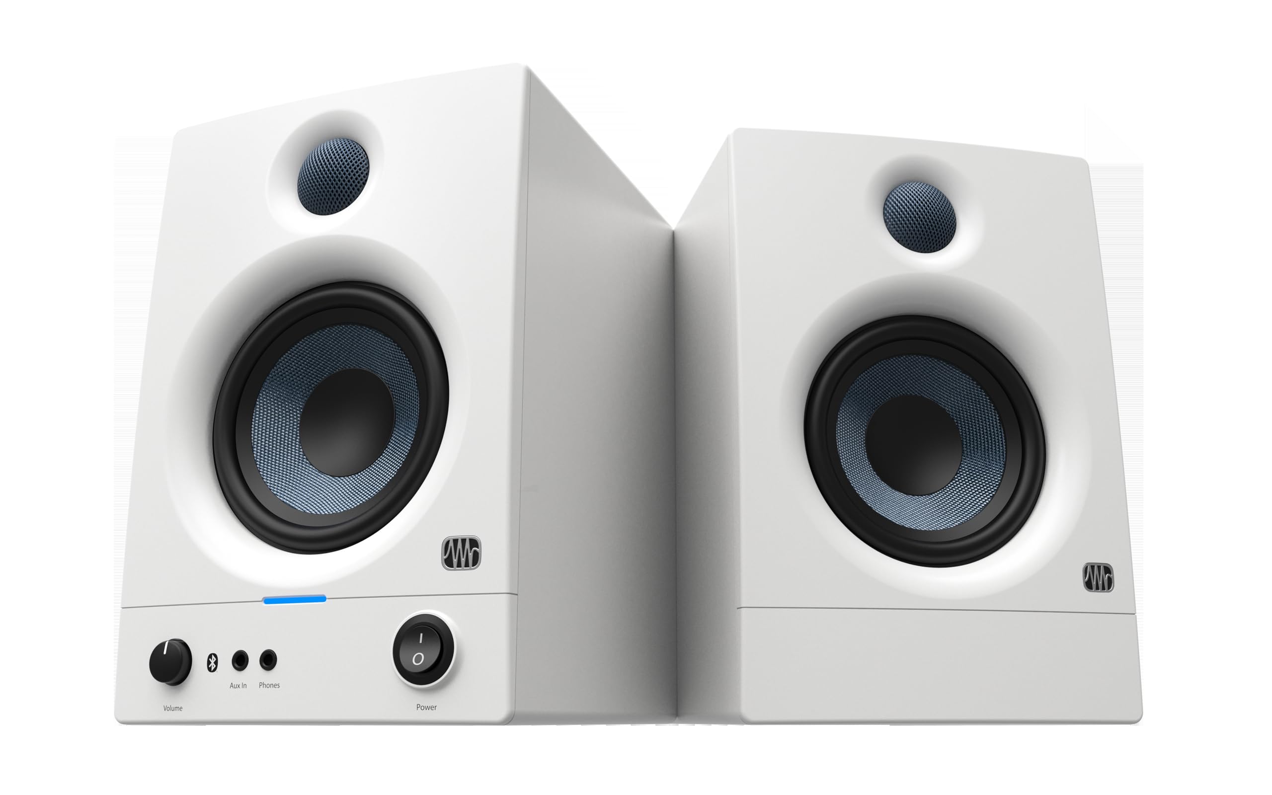 PreSonus Eris 4.5BT White 4.5-inch Media Reference Monitors with Bluetooth Wireless Technology