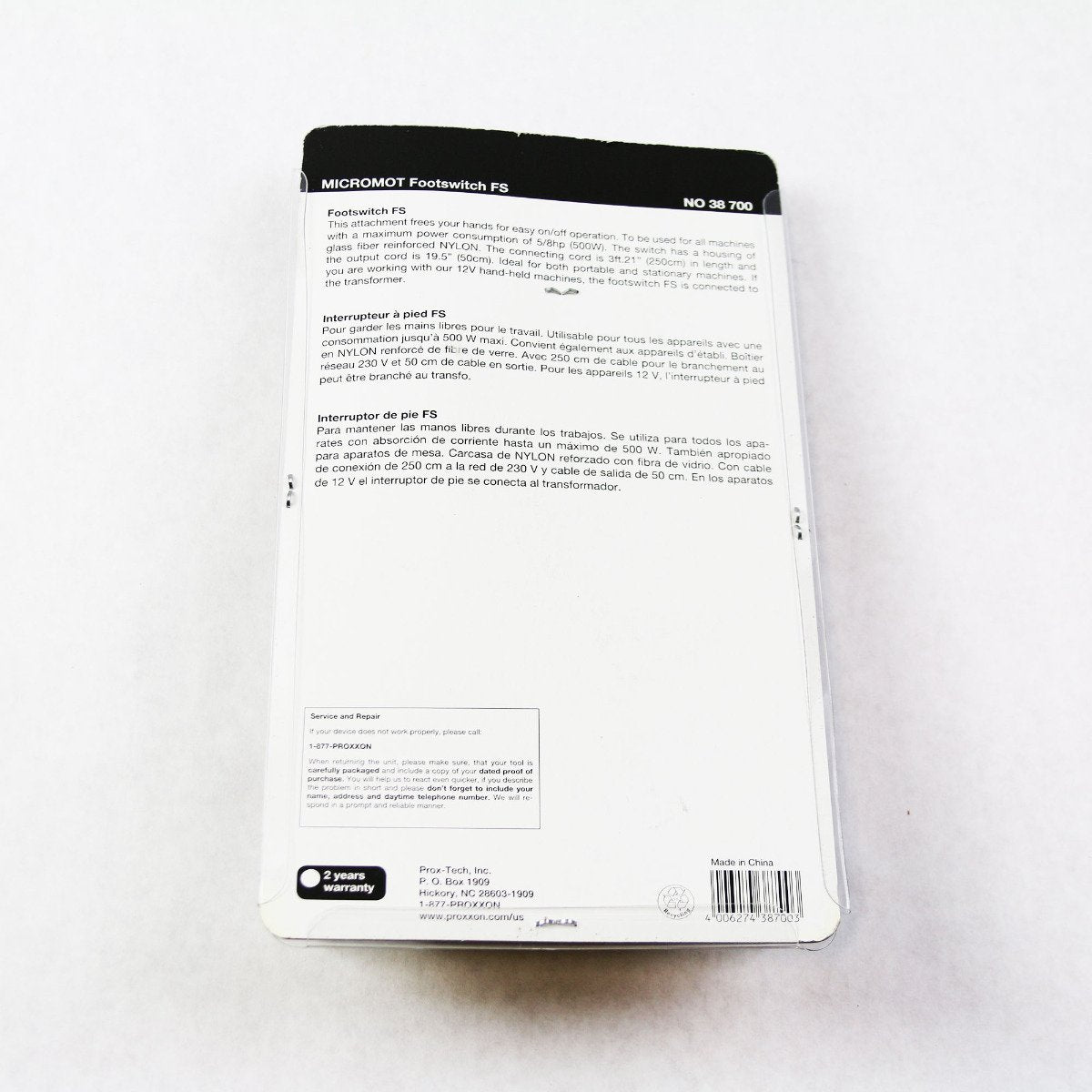 Proxxon 38700 Footswitch Fs