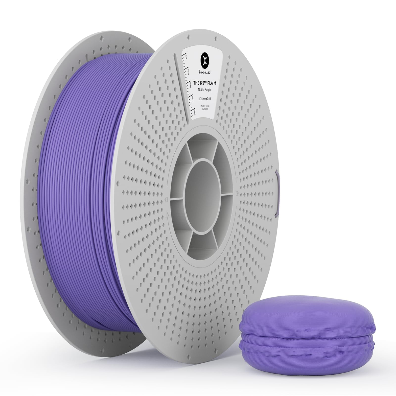 kexcelled Matte PLA Filament 1.75mm,Matte Lavender Purple PLA 3D Printer Filament 1kg Spool (2.2lbs) with +/-0.03mm Accuracy,Upg