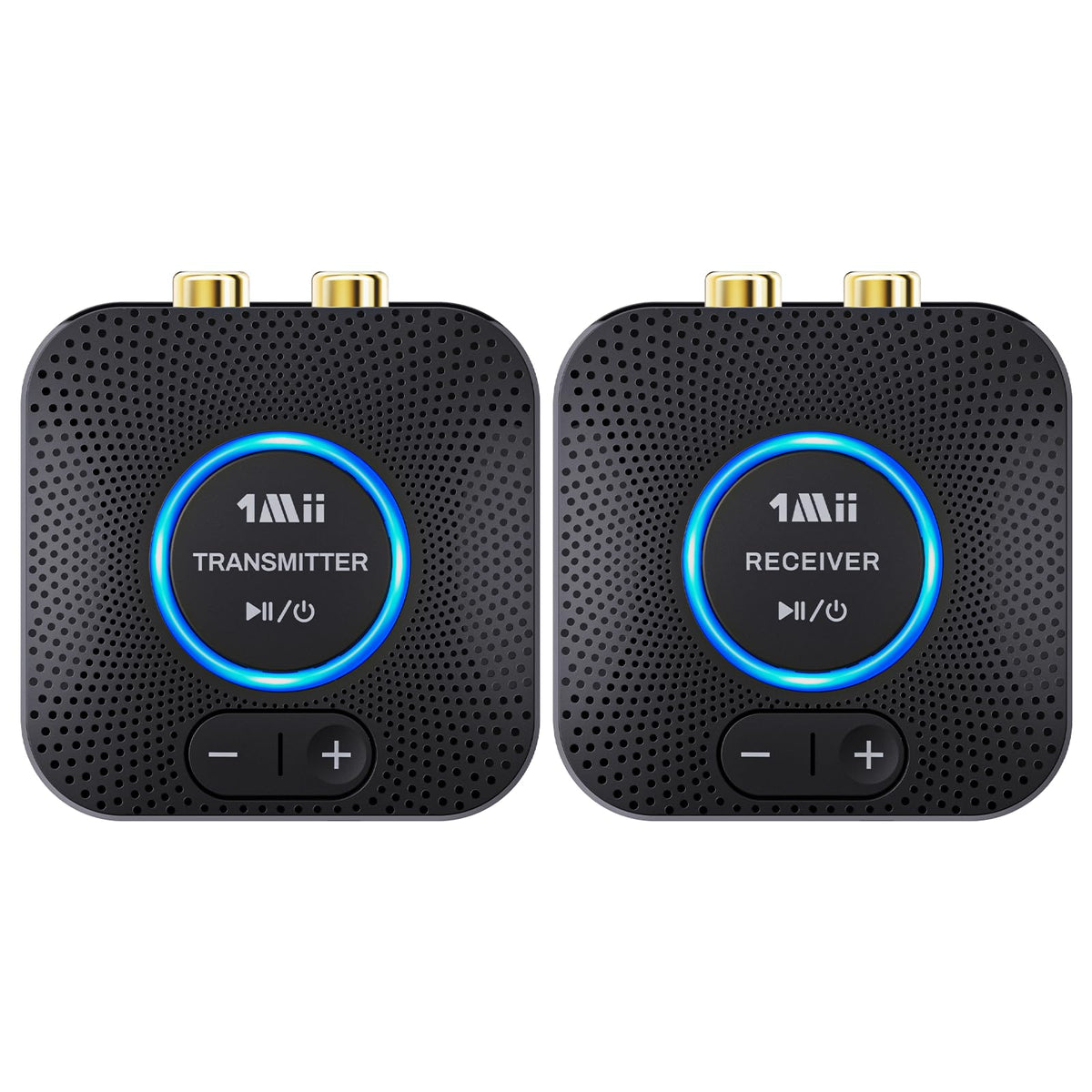 1Mii 2.4Ghz Wireless Audio Transmitter Receiver Set For Tv, 260Ft/80M Long Range 25Ms Low Latency With Aux Rca In/Out,Wireless A
