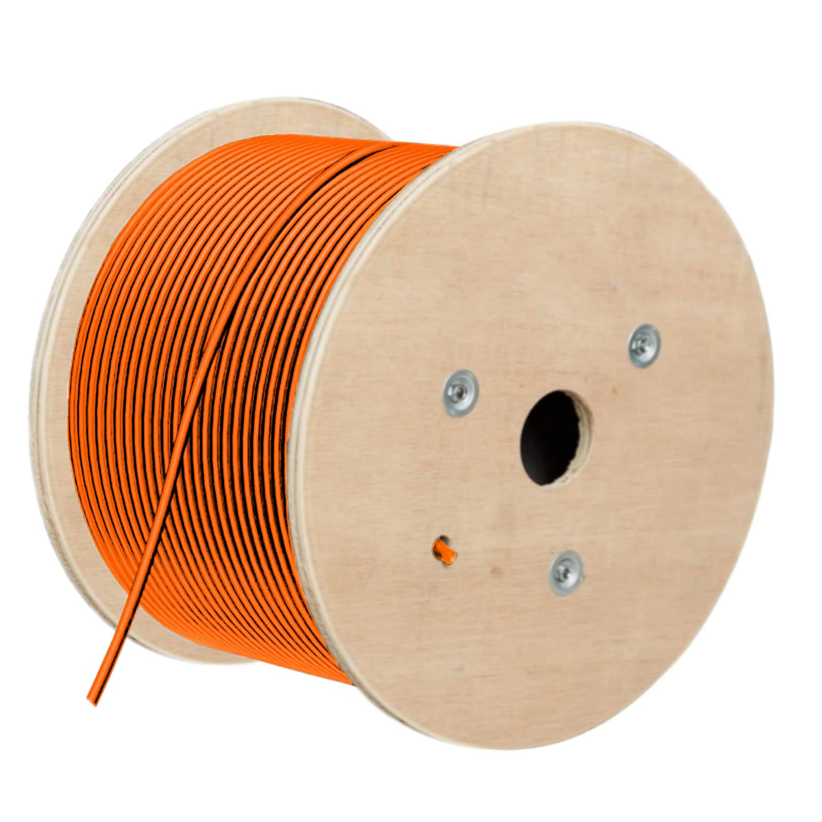 Lekvkm Cat8 Bulk Ethernet Cable 650Ft Round S/Ftp Outdoor&Indoor Heavy Duty High Speed Cat8 Lan Network Cable 40Gbps 2000Mhz Ora