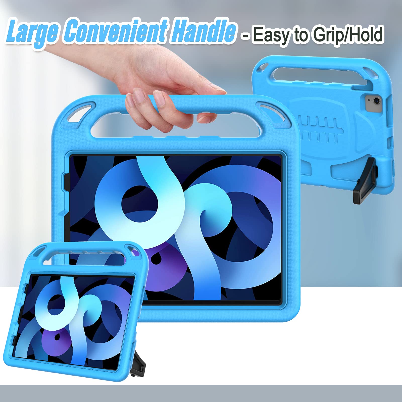 Ltrop Case For Ipad Air 5Th/4Th Generation(2022/2020), Ipad Pro 11 Case 2022/2021/2020/2018, Built In Screen Protector, Shockpro