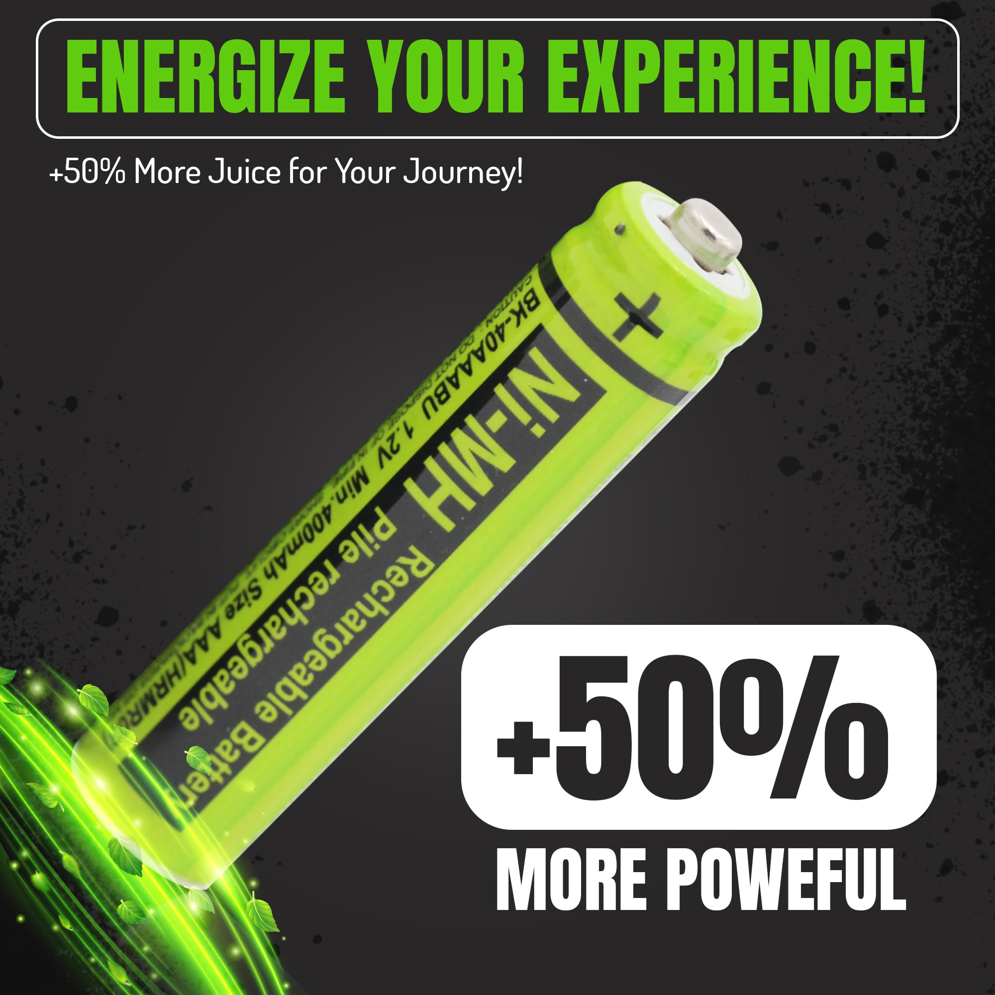 Rocketbus 4 Bk 40Aaabu 1.2V 400Mah Ni Mh Rechargeable Battery Packs For Panasonic Cordless Phone System Bk40Aaabu