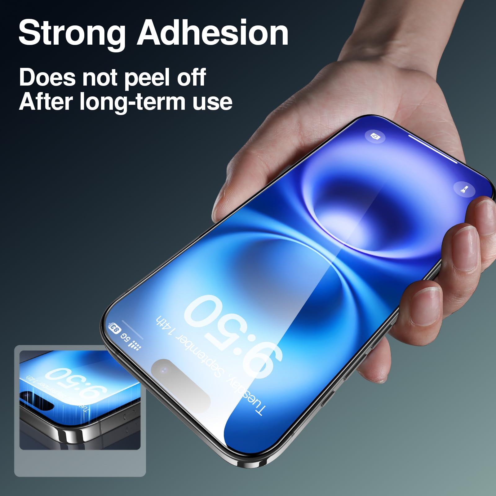 Smartdevil 3 Pack Screen Protector For Iphone 16 Plus (6.7 Inch) Tempered Glass, Hd Clear Film, Easy Installation, Dust Free & B