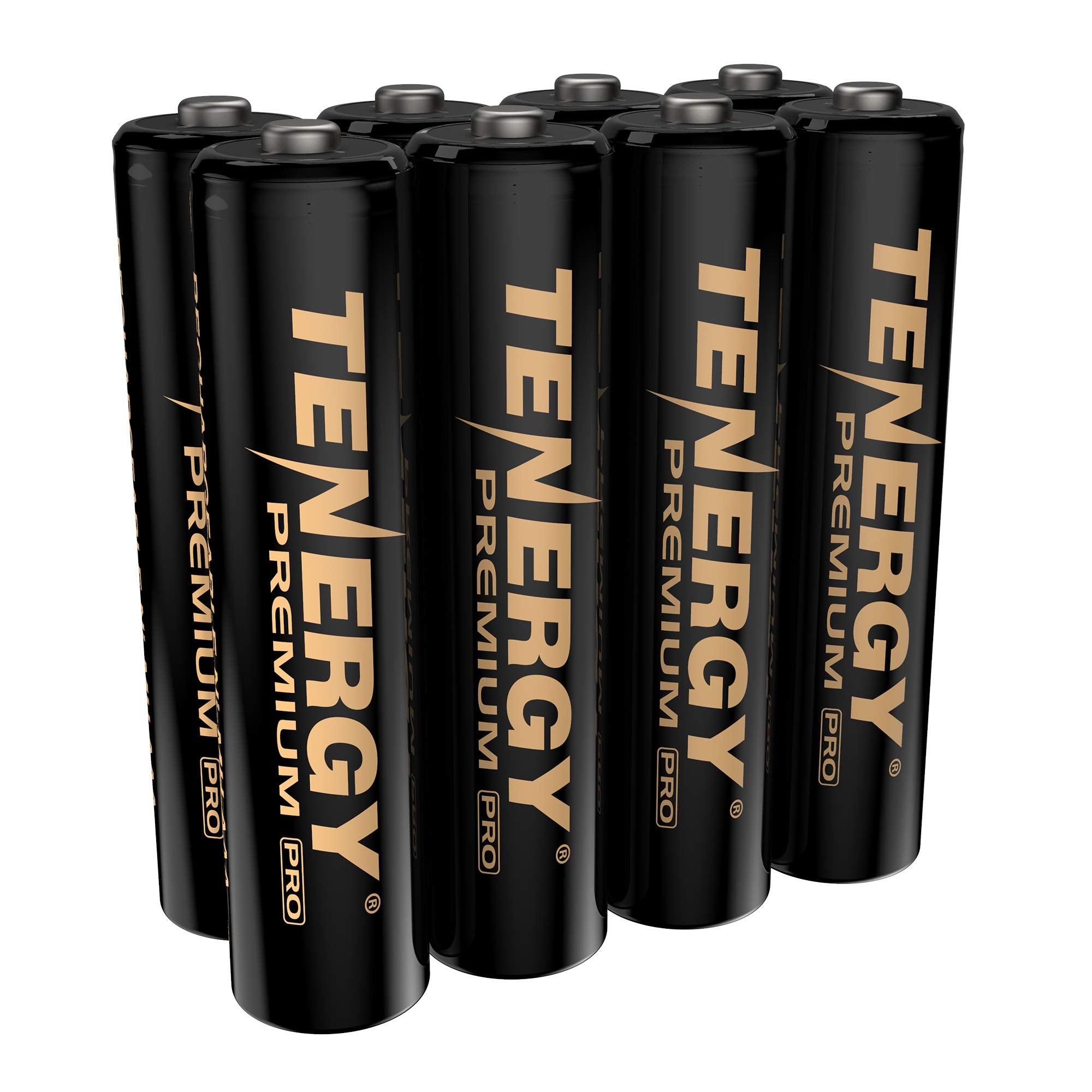 Tenergy Premium Pro Rechargeable Aaa Batteries, High Capacity 1100Mah Nimh Aaa Battery, 8 Pack Rechargeable Batteries