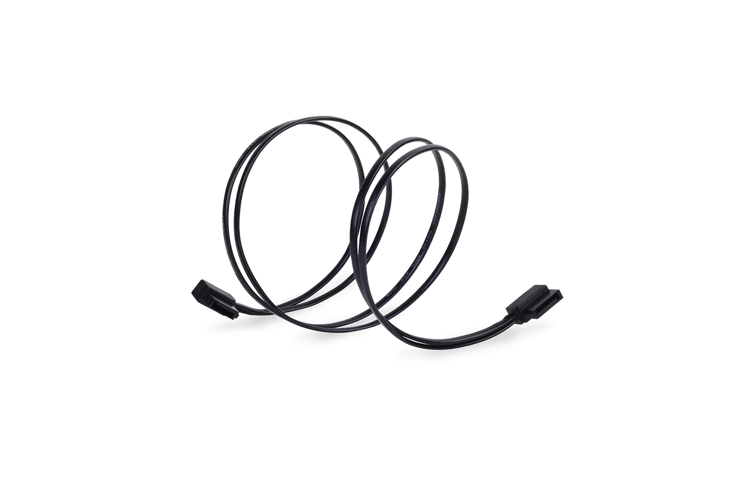 Silverstone Technology Sst Cp11B 500 Ultra Thin 6Gb/S Lateral 90 Degree Sata Cables With Custom Low Profile Connectors (Cp11B 50