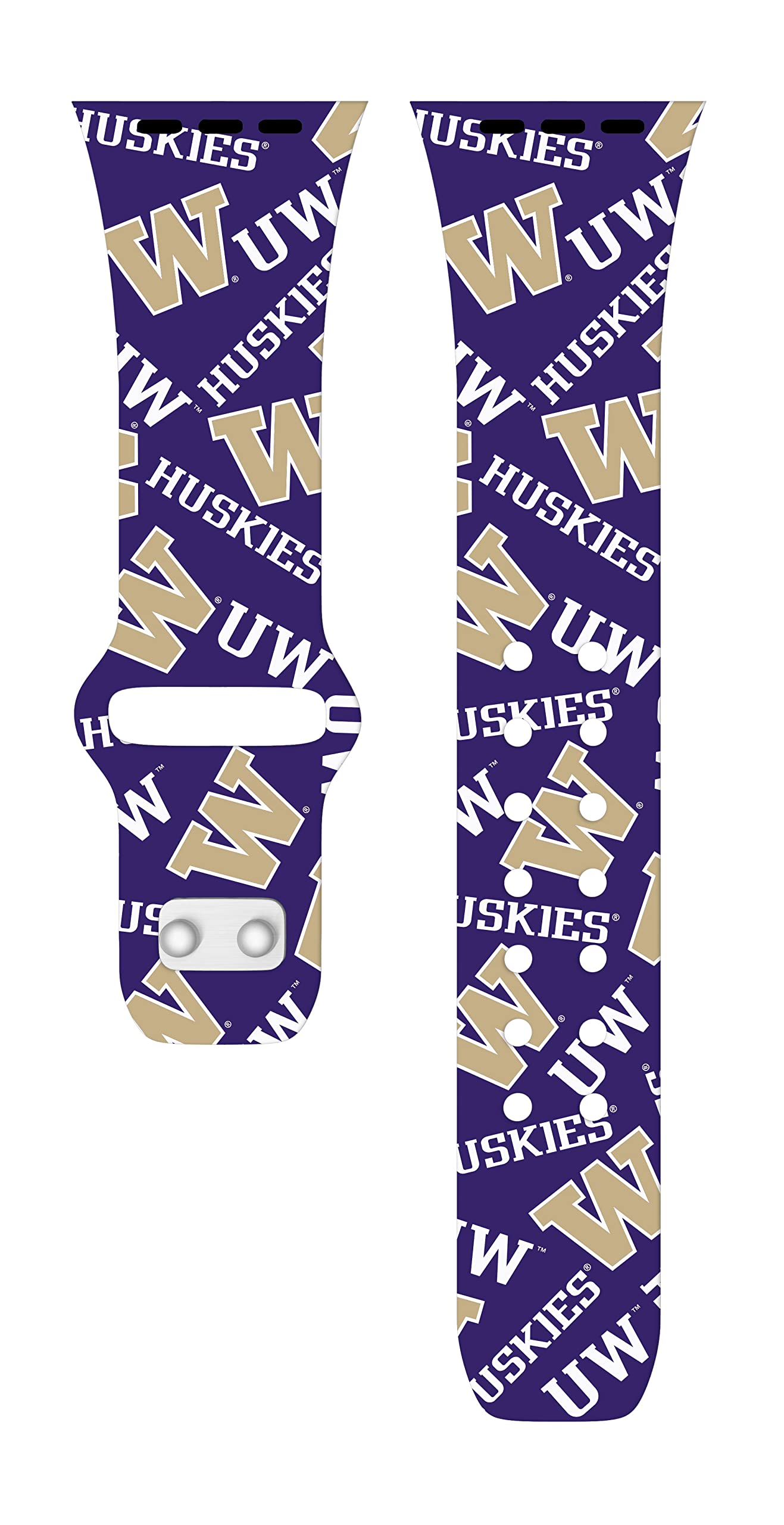 Affinity Bands Washington Huskies Hd Combo Package Compatible With Apple Watch And Airpods Pro (42/44/45Mm Long Random)