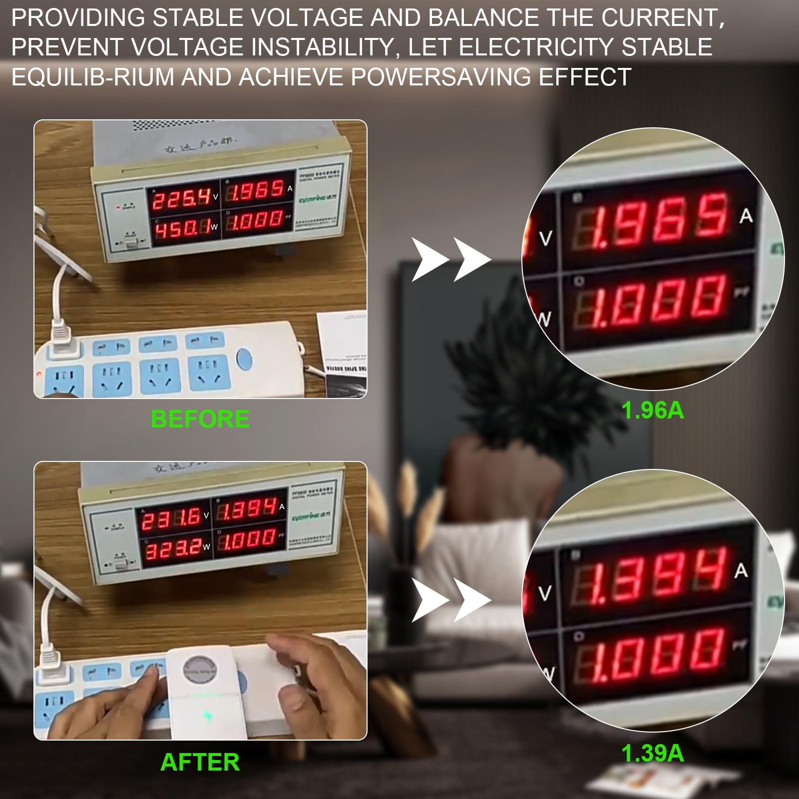 Stopwatt Energy Saving Device, Pro Power Saver 6Pack, Stop Watt Energy Saver, Eletricity Saving Box, Household Energy Savers Plu