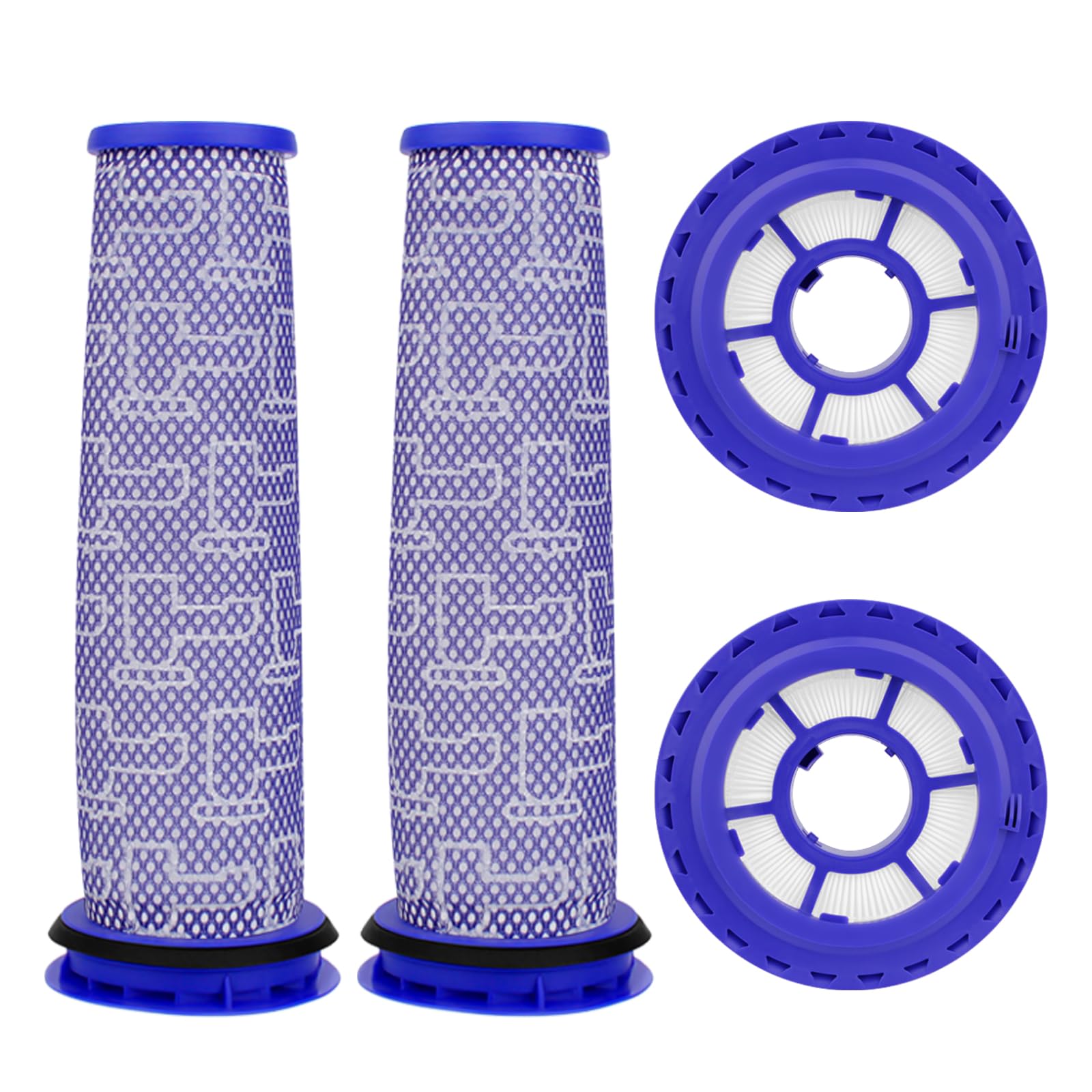 Replacement Filter For Dyson Dc41 Dc65 Dc66 Up13 Up20, 2 Post Motor Filtesr And 2 Pre Motor Filters For Dyson Ball Animal 2 Vacu