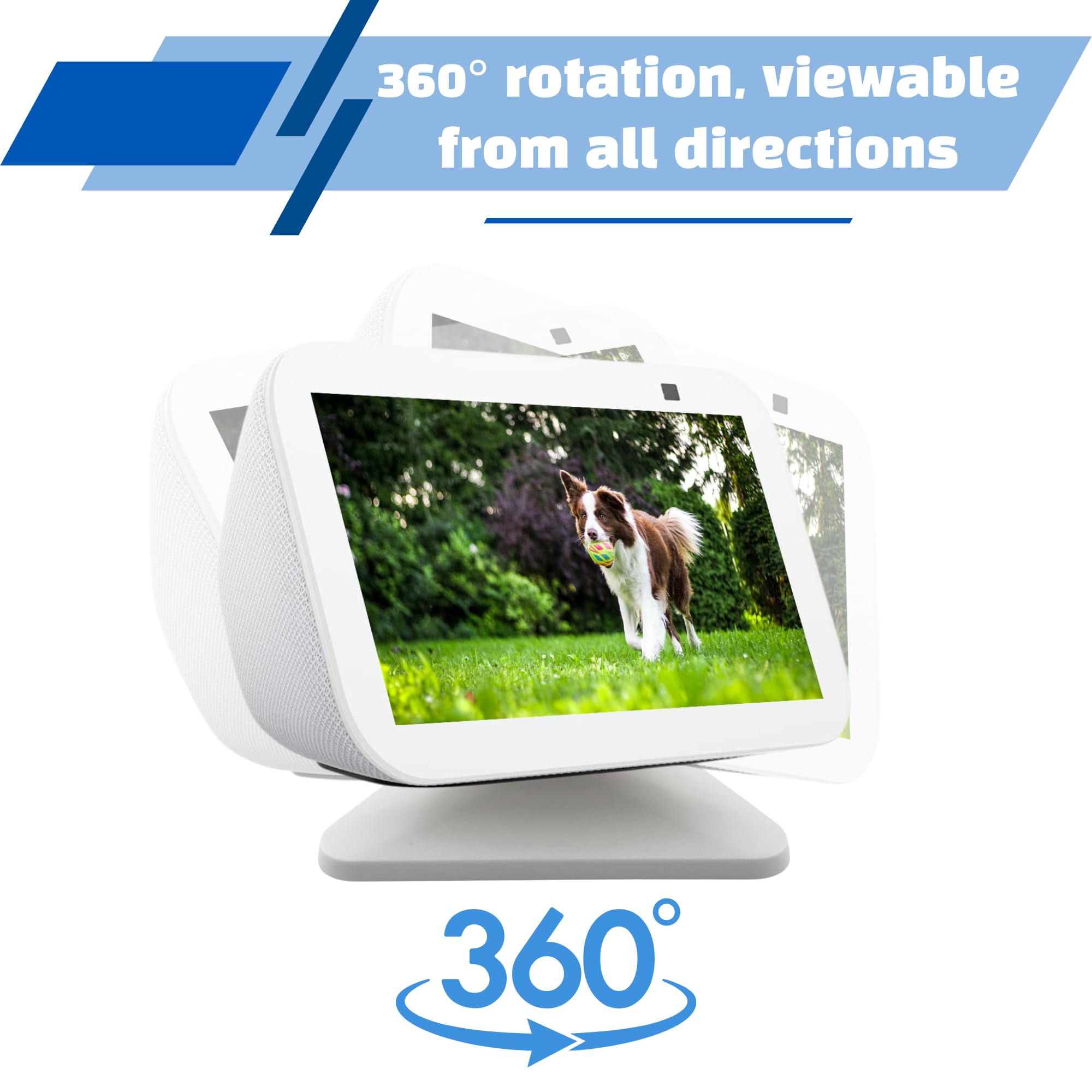 Sintron Adjustable Magnetic Stand Mount For Sh?W 5 3Rd Gen, Smart Display Stand Holder With 360 Degree Rotation, Swivel & Tilt F