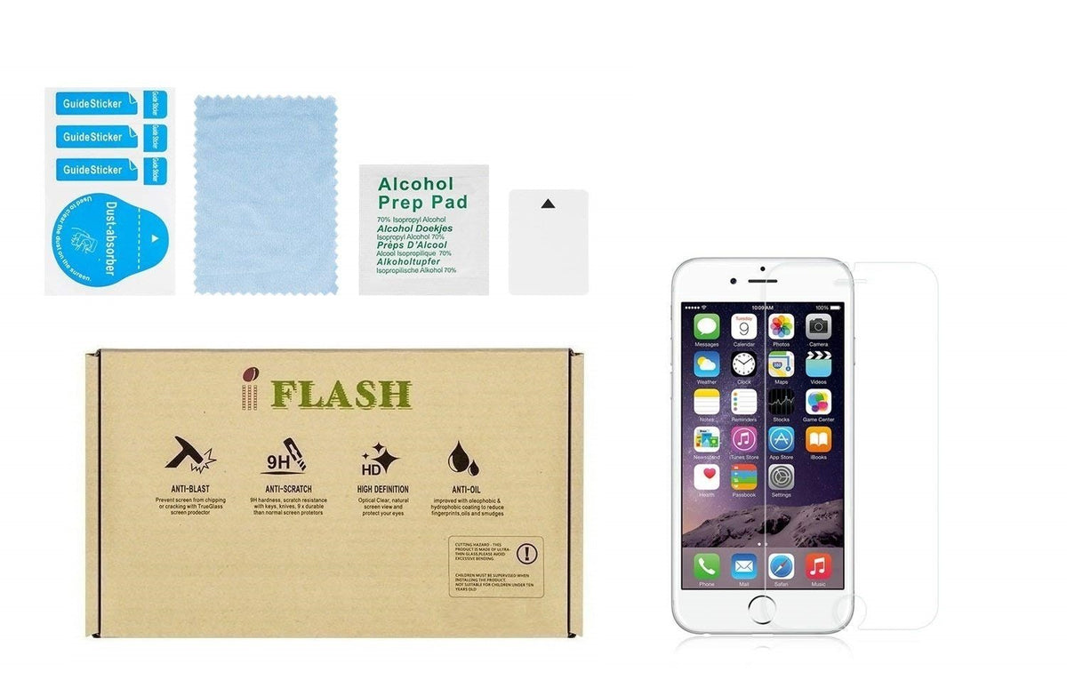 Iflash Iphone 7 Screen Protector, Iphone 8 Screen Protector, Tempered Glass Screen Protector For Apple Iphone 8, 7 [4.7'' Inch]