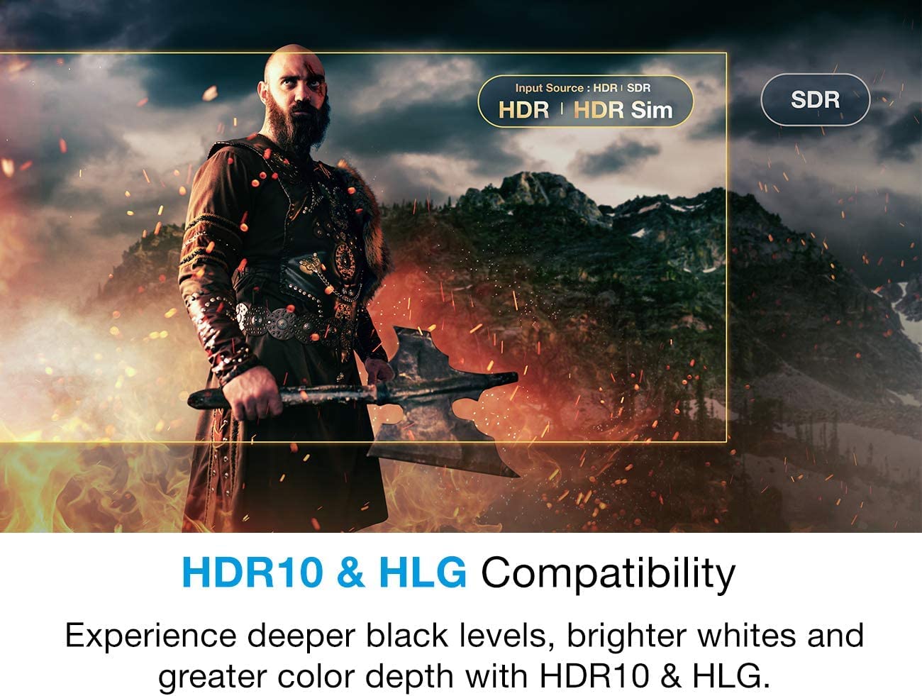 Optoma Uhd35X True 4K Uhd Gaming Projector 3,600 Lumens 4.2Ms Response Time At 1080P With Enhanced Gaming Mode 240Hz Refresh Rat