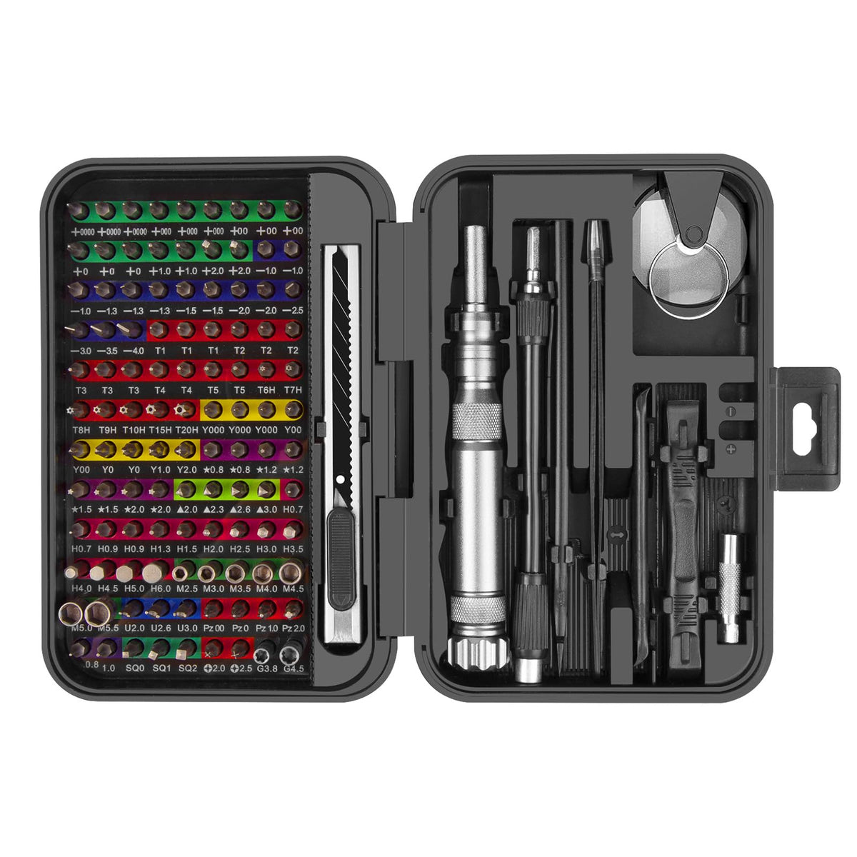 Xool 132 In 1 Precision Screwdriver Set With Magnetic Driver Kit Professional Electronics Repair Tool Kit For Computer, Pc, Mac 