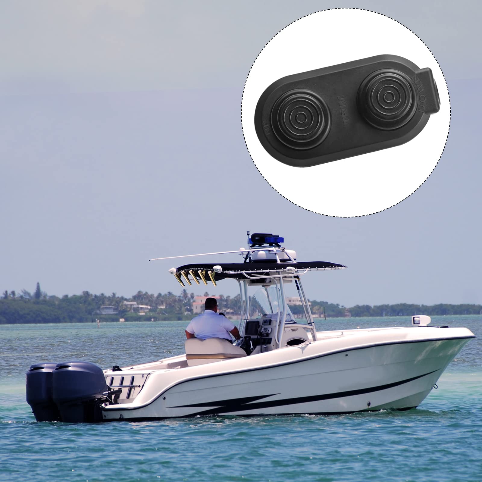 Besramtic Boat Tilt Trim Switch Black