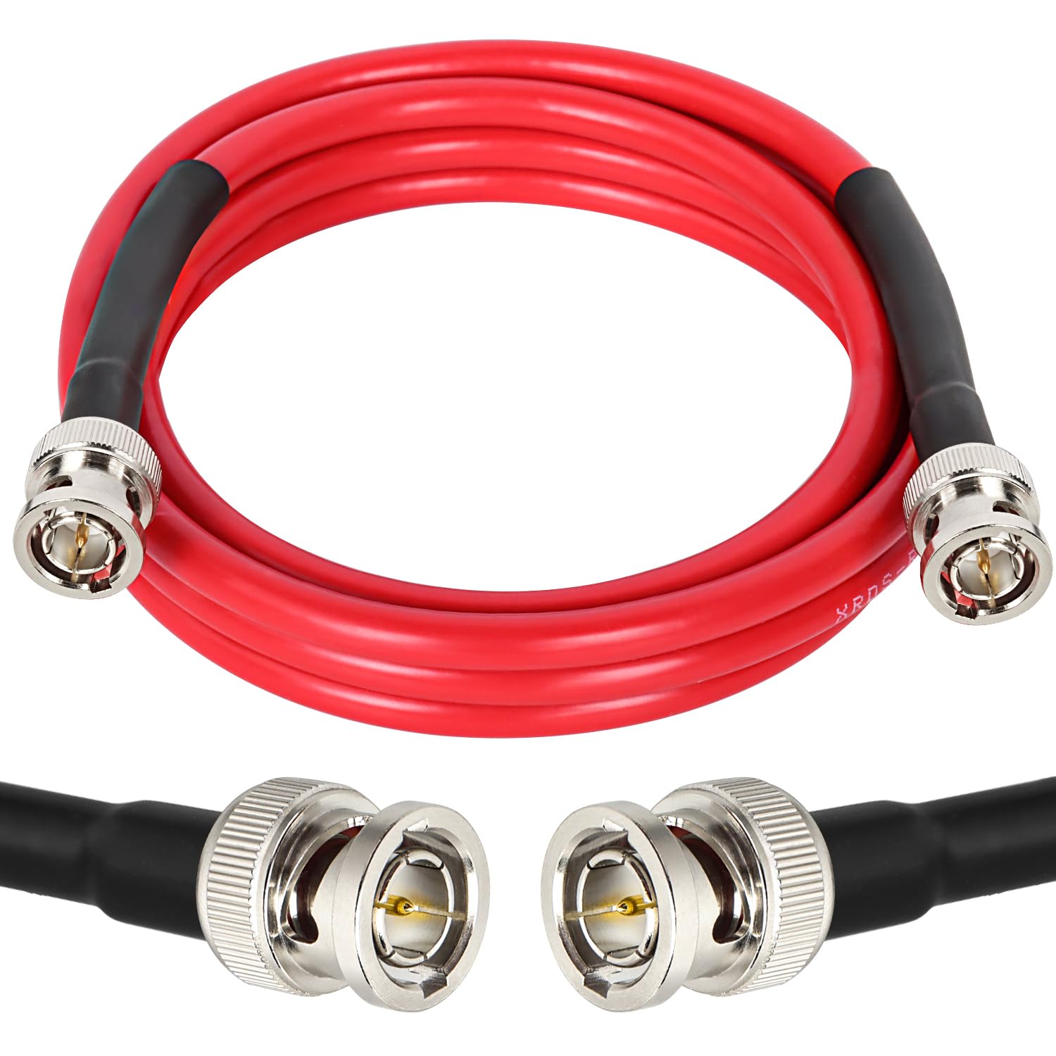 Xrds  Rf 6Ft Sdi Cable Bnc Cable Hd Sdi Cable Bnc Digital Video Cable 75 Ohm Rg59 Bnc Male Cable For 4K 1080P 3G/6G Hd Sdi Camer