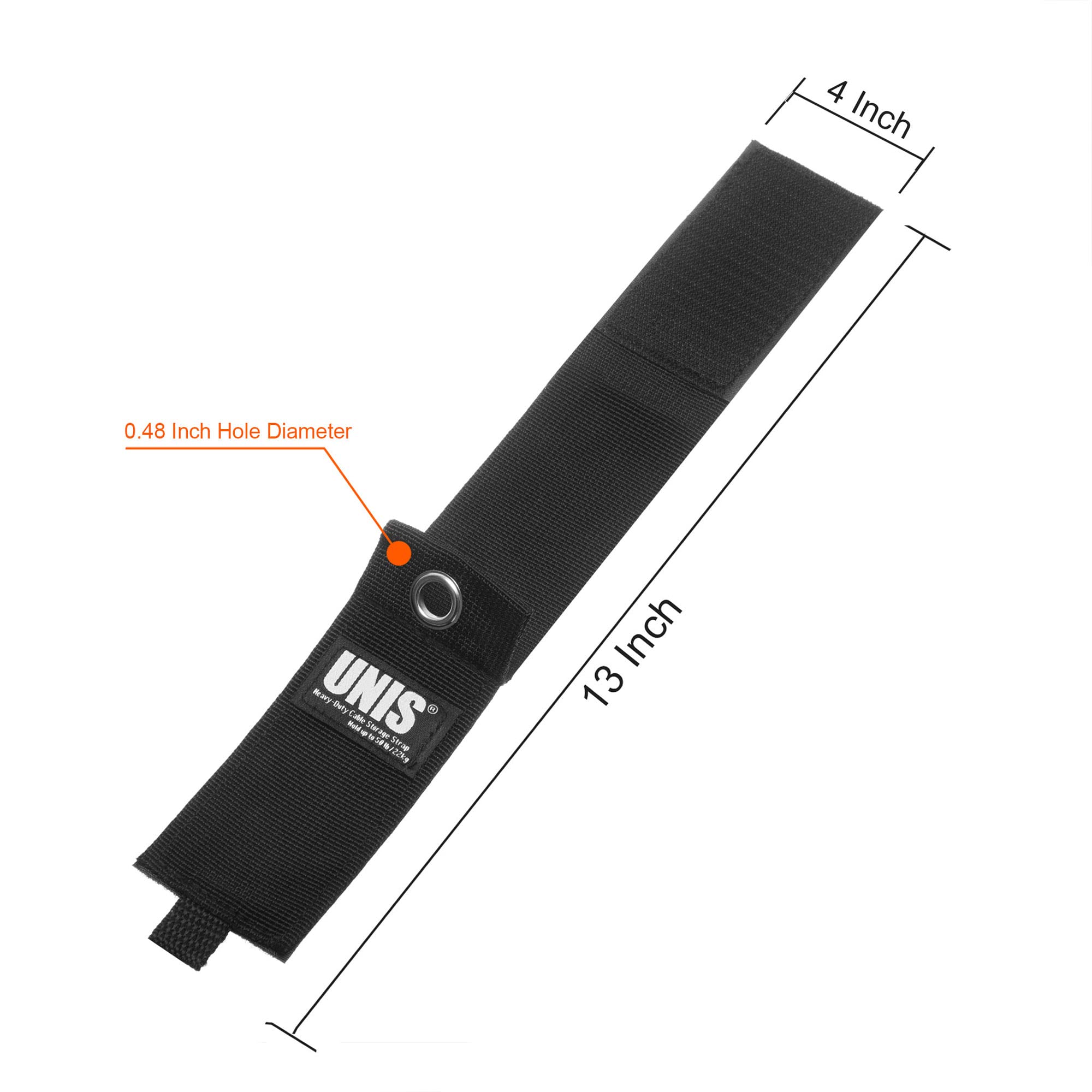 8 Pack Heavy Duty Large 13 Inch Extension Cord Storage Extendable Cable Ties Strap Loop Hanger Organizer For Cable, Hose, Power