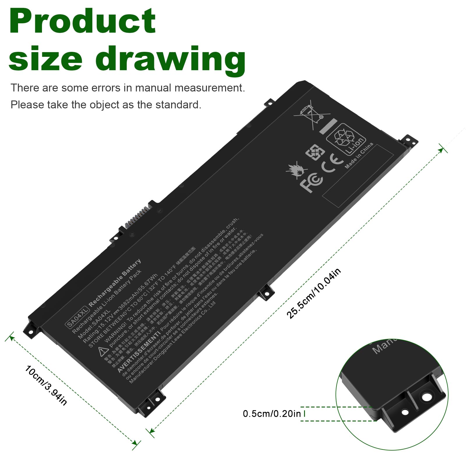 Sa04Xl Sao4Xl Battery For Hp Envy X360 15M Ds0011Dx 15M Dr0012Dx 15M Dr0011Dx 15M Ds0Xxx 15M Dr0Xxx 15T Dr100 15M Dr1Xxx 17T Cg1