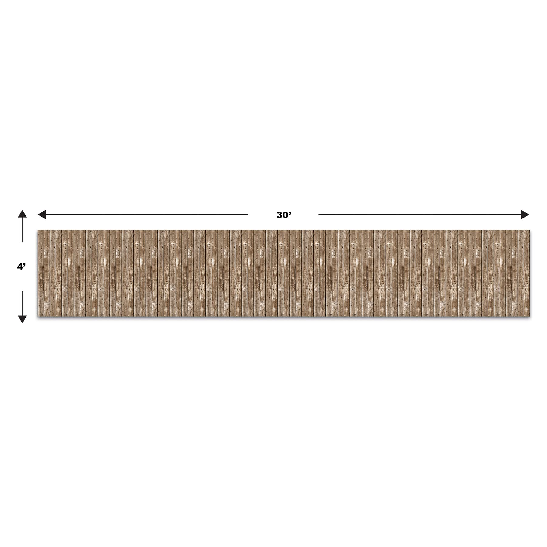 Beistle Barn Siding Backdrop 1 Pkg