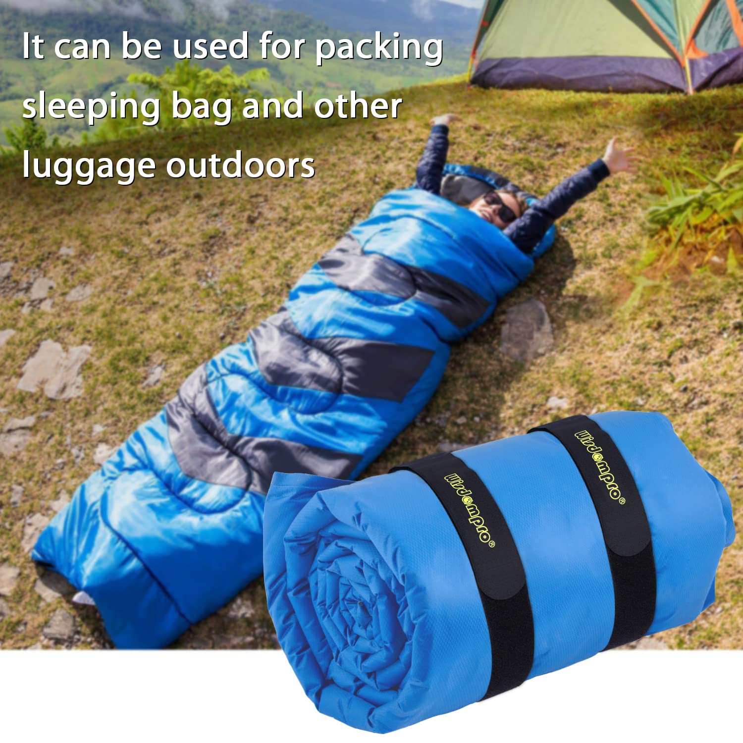 Extra Large 4 Pack 2 X 37 Inches Hook And Loop Strap, Reusable Fastening Cable Tie Down Straps By Wisdompro   Reusable, Durable