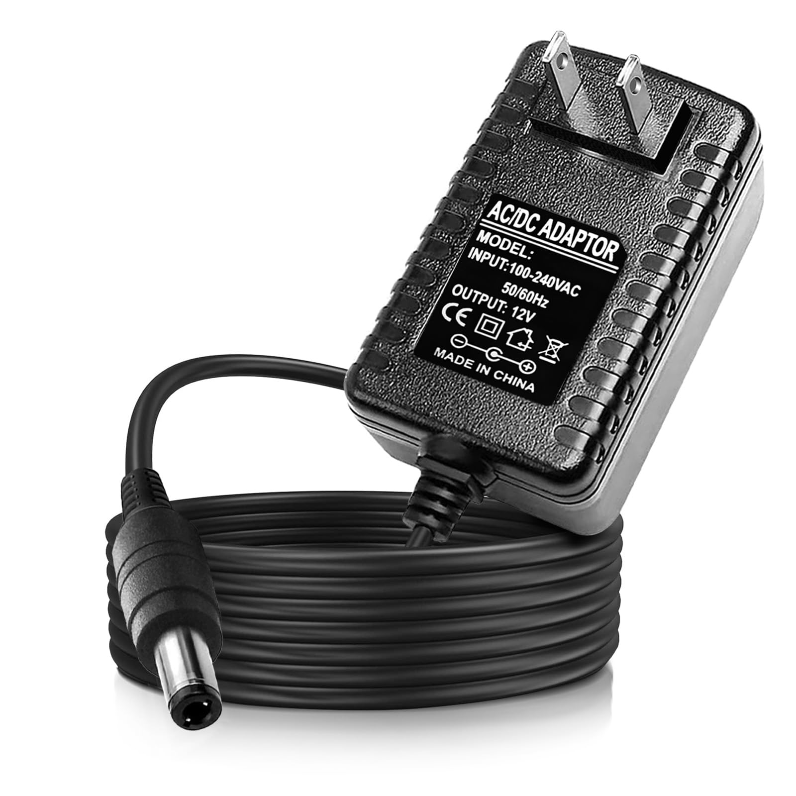 12V Charger for Audio Technica Turntable Charger Power Cord for AudioTechnica ATLP60X ATLP60XBK/BW ATLP60XBTRD ATLP120XUS