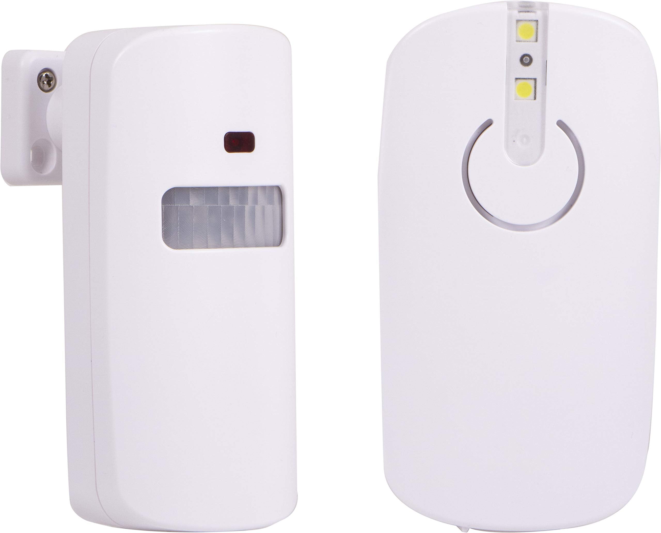 Power Gear Motion Sensing Driveway Alarm, Battery Operated, Flashing Led Light, Wireless, Easy To Install, Home Protection, Indo