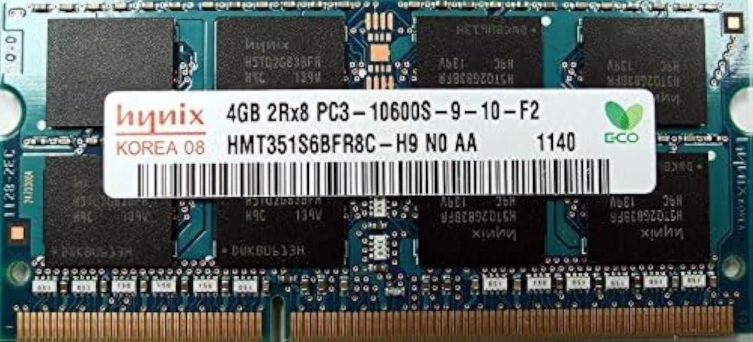 Hynix 4Gb Pc3 10600 Ddr3 1333Mhz Non Ecc Unbuffered Cl9 204 Pin Sodimm