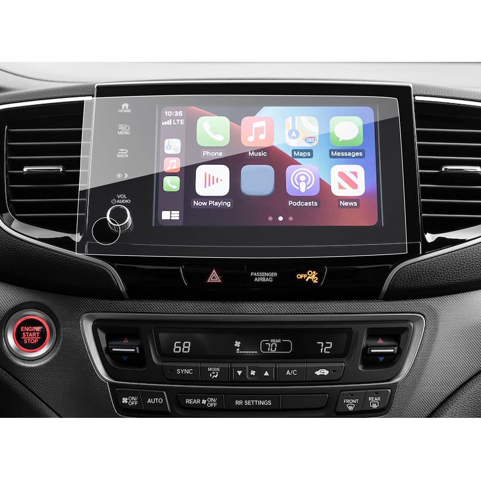 Sxcy For 2021 2022 2023 Honda Ridgeline Screen Protector 8 Inch 2023 Ridgeline Navigation Screen Protector 2021 2023 Ridgeline Accessories 9H Hd