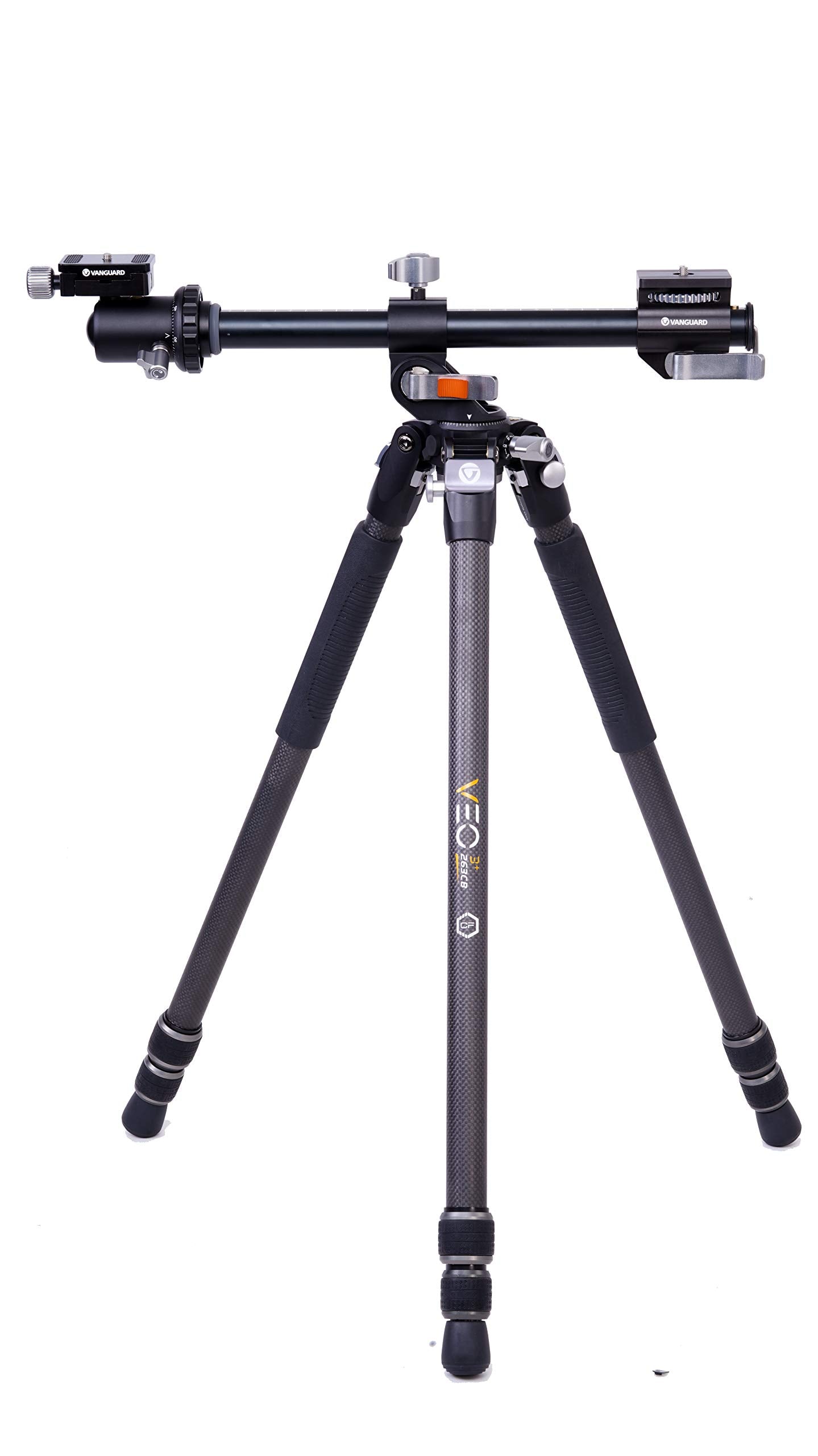 Vanguard Veo3+263Cb Carbon Fiber Tripod With Ball Head And Multi Angle Center Column For Overhead Shots